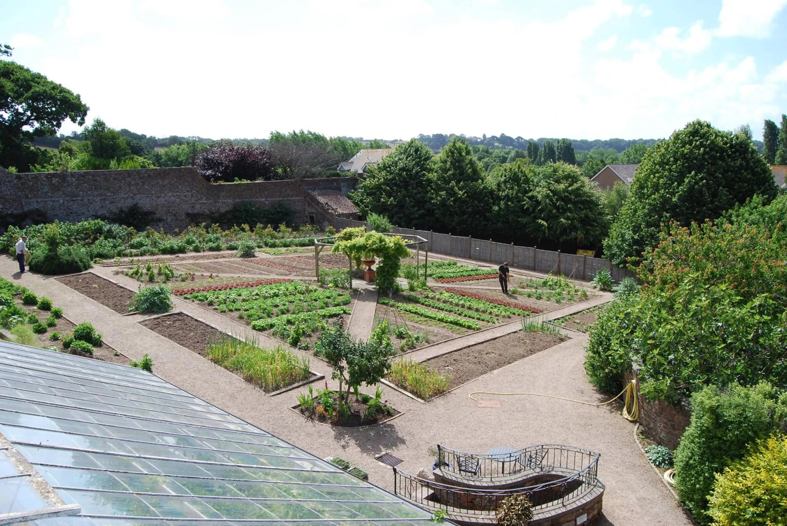 Garden in Longueville Manor