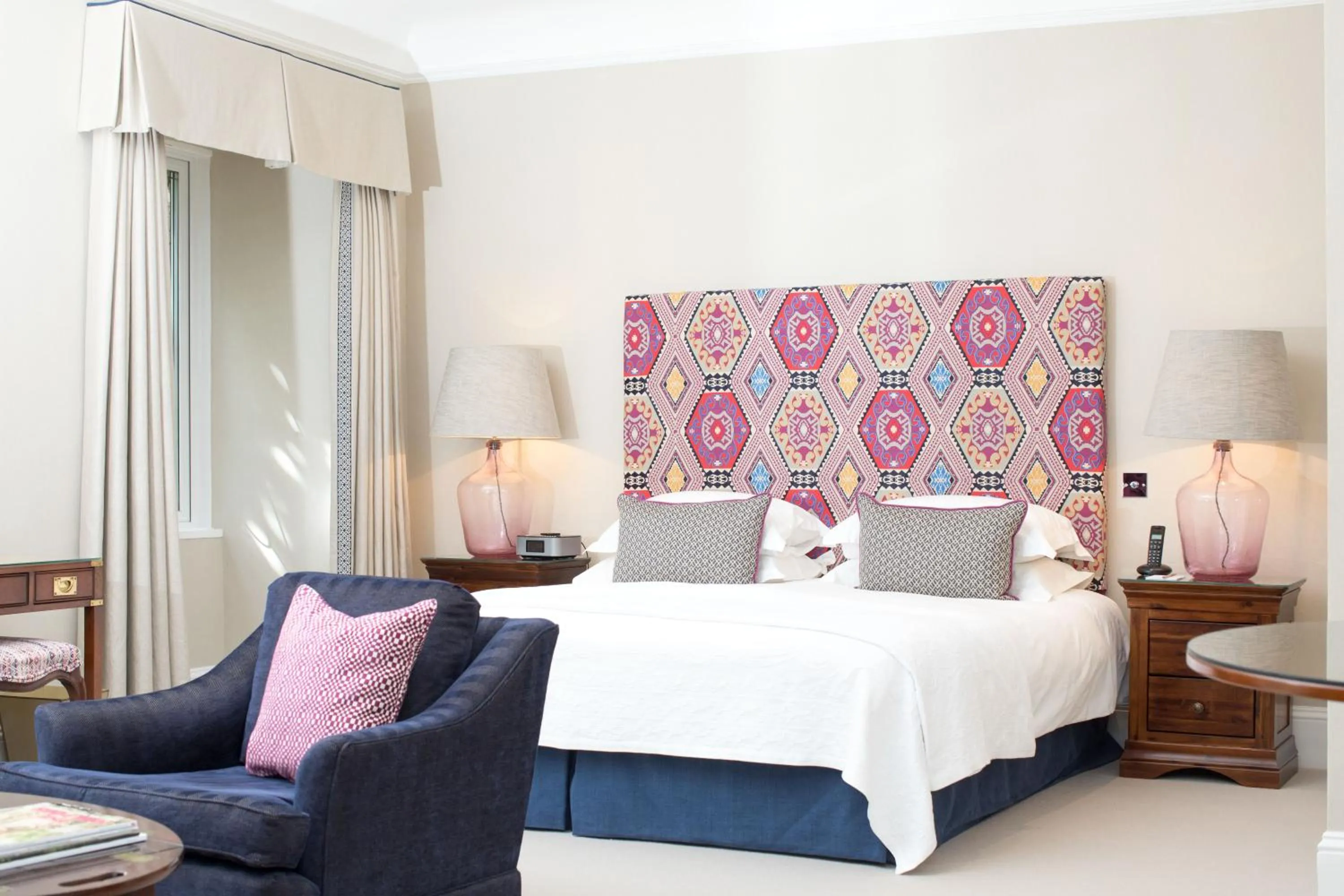 Decorative detail, Bed in Longueville Manor