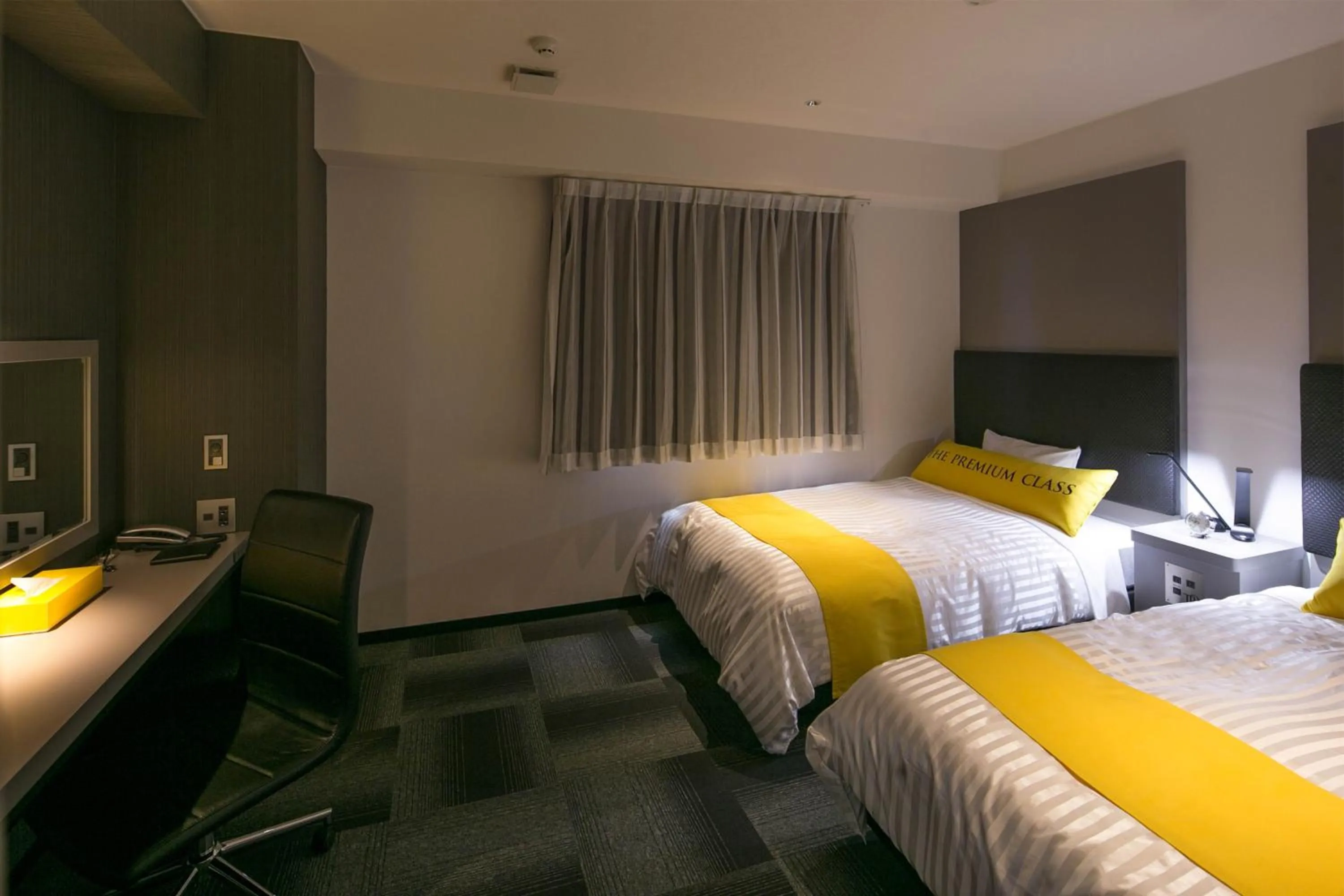 Decorative detail, Bed in Miyakonojo Green Hotel