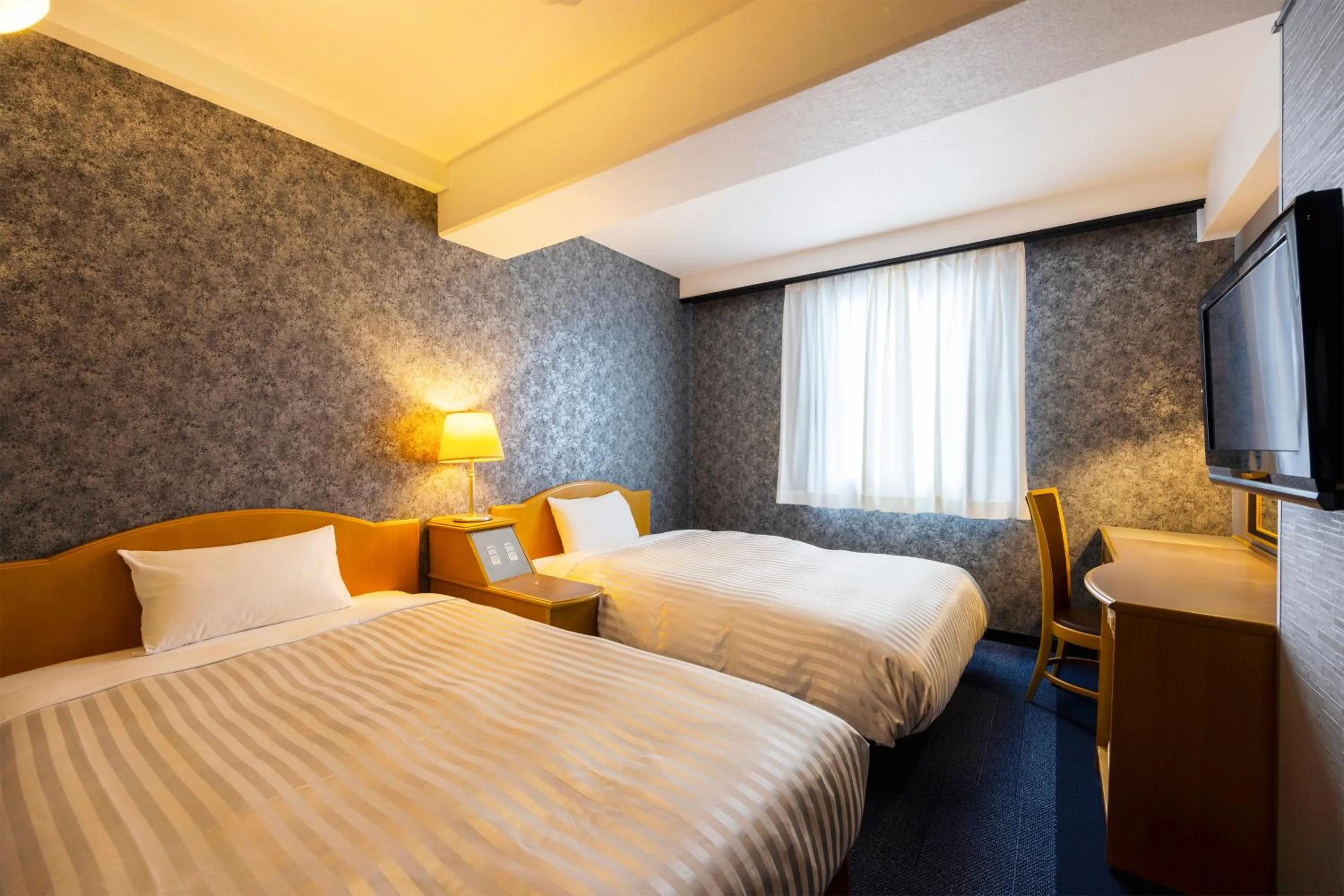 Photo of the whole room, Bed in Miyakonojo Green Hotel