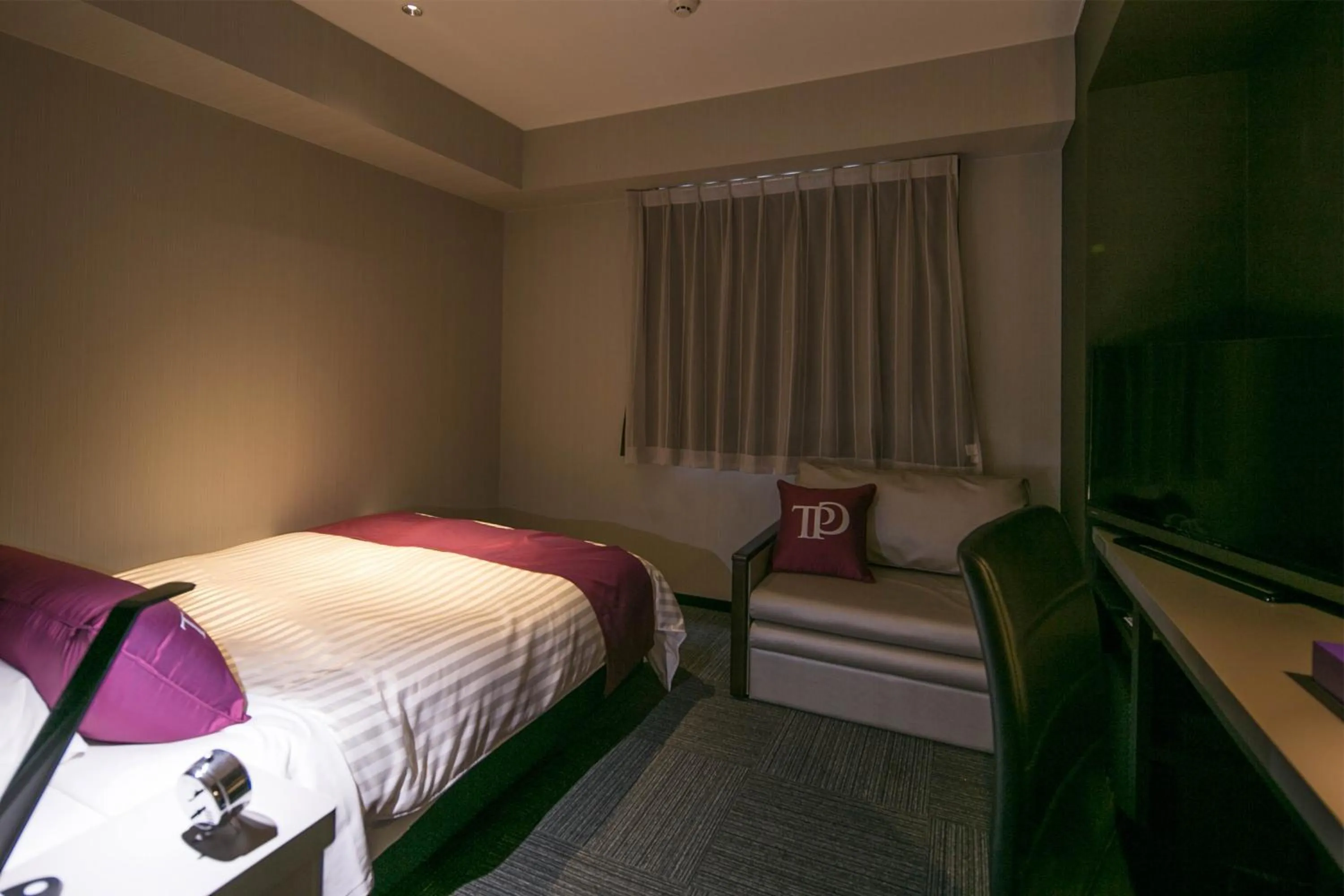 Decorative detail, Bed in Miyakonojo Green Hotel