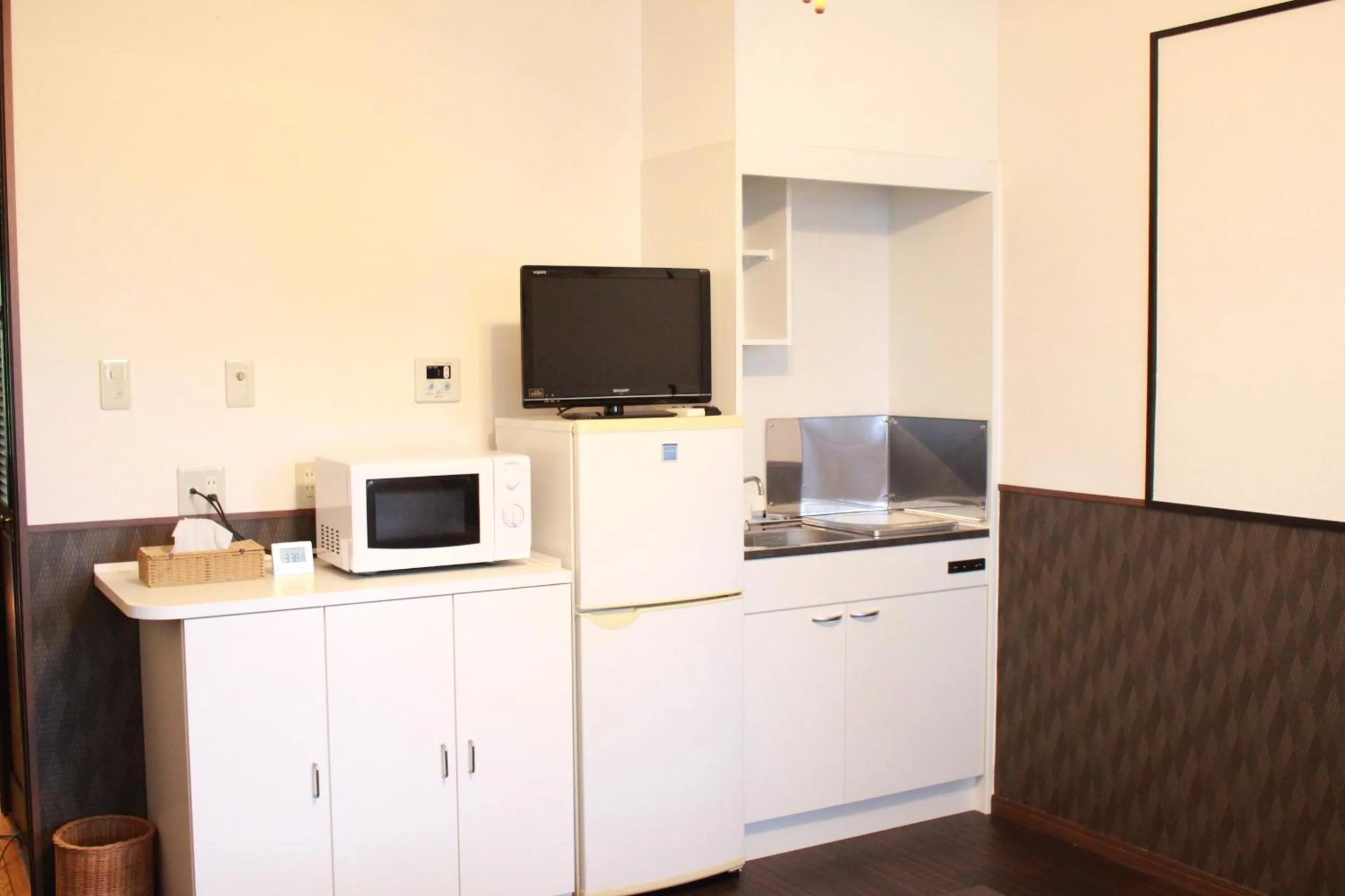 Living room in Nangoku Lodge Booya