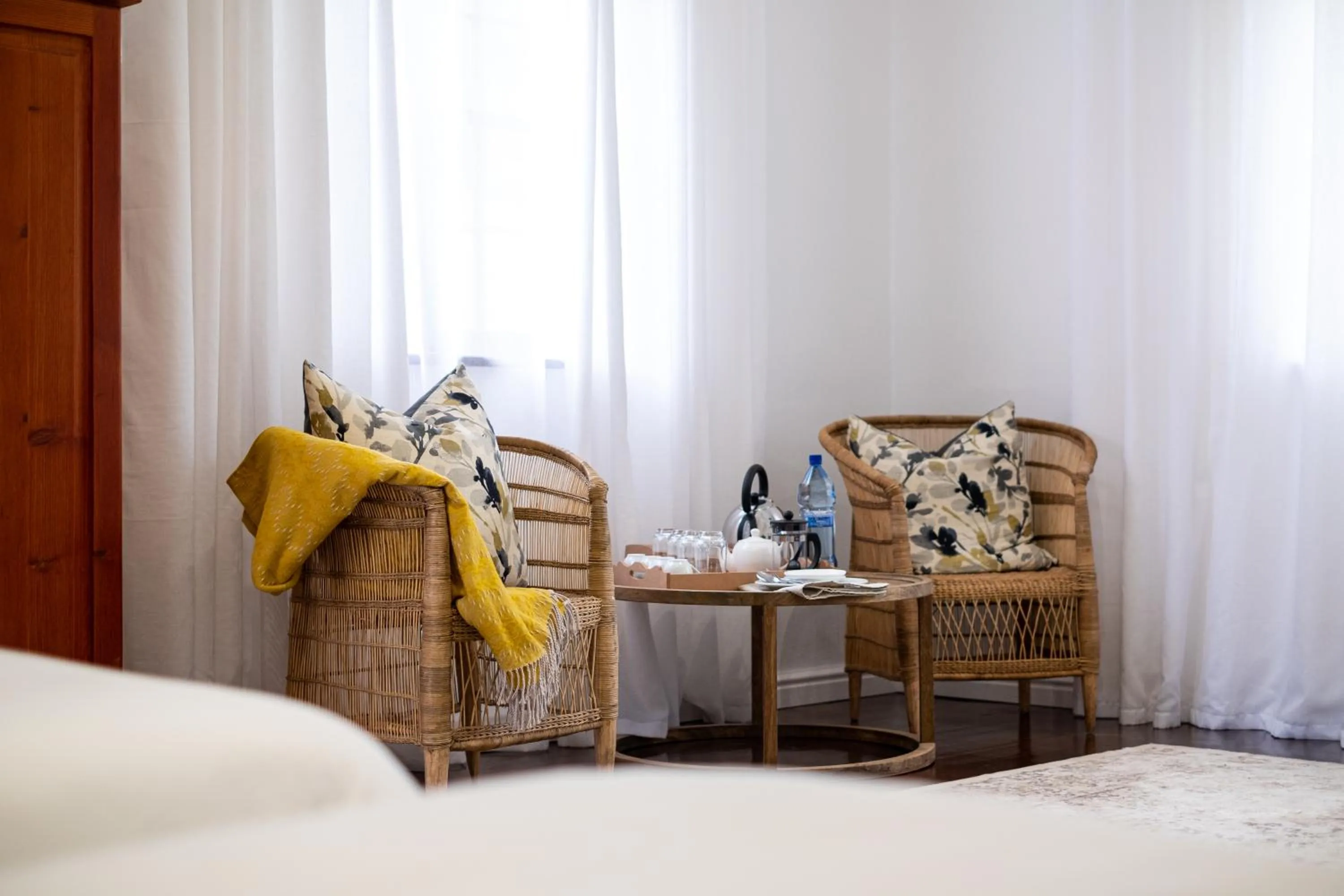 Seating area, Bed in Stellenhof Country Estate