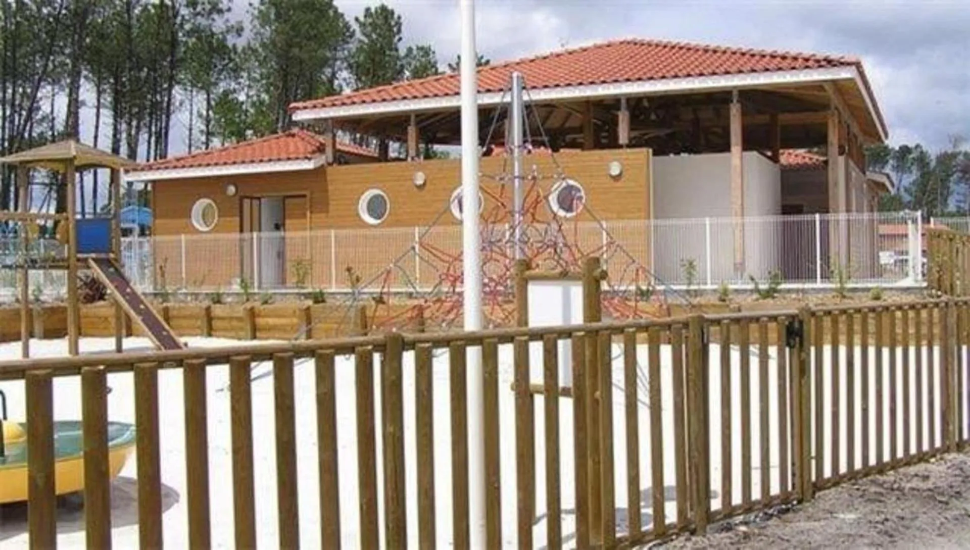 Children play ground in Laouchet Le Hameau des Grands Lacs