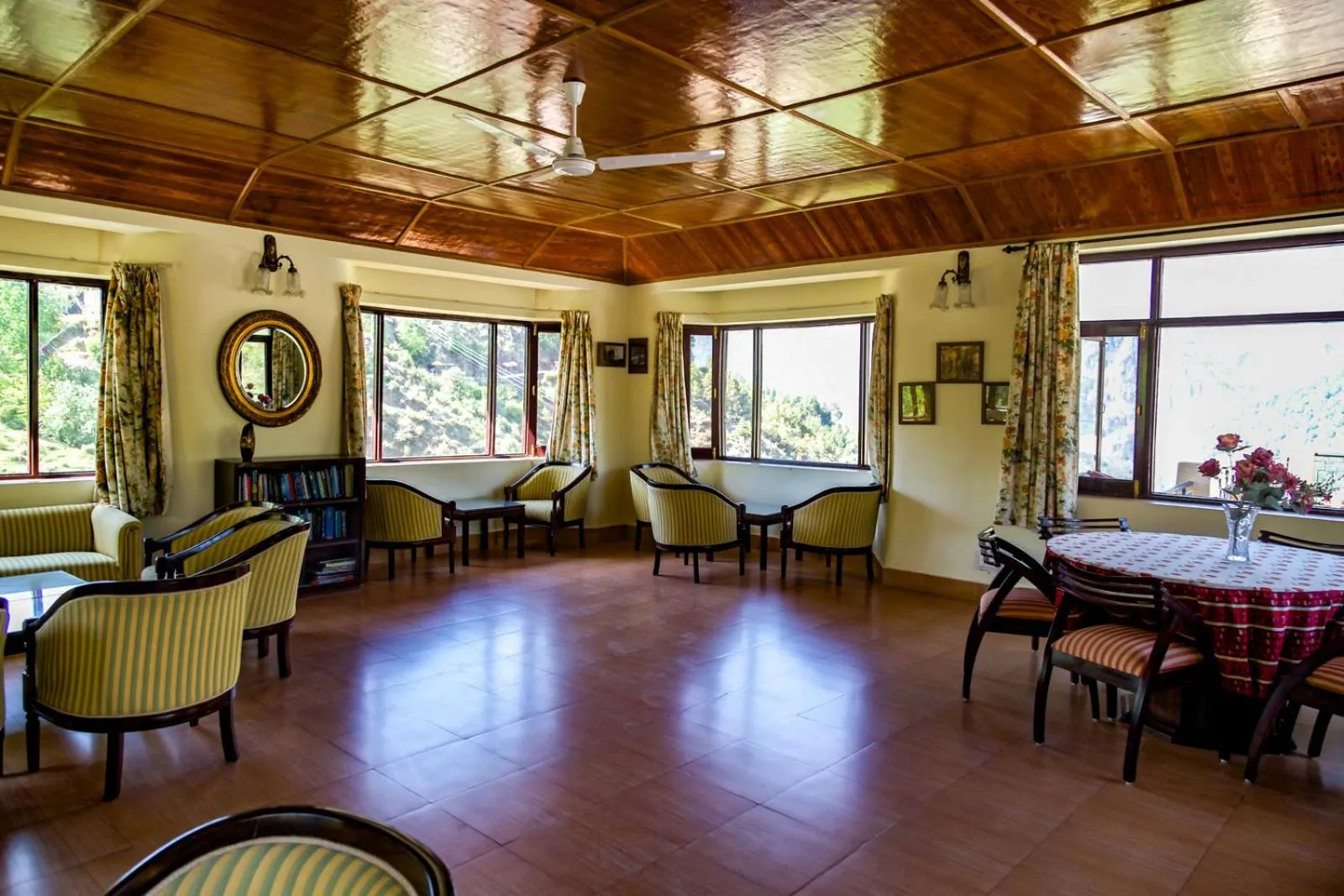 Library in Hotel Udechee Huts, McLeod Ganj