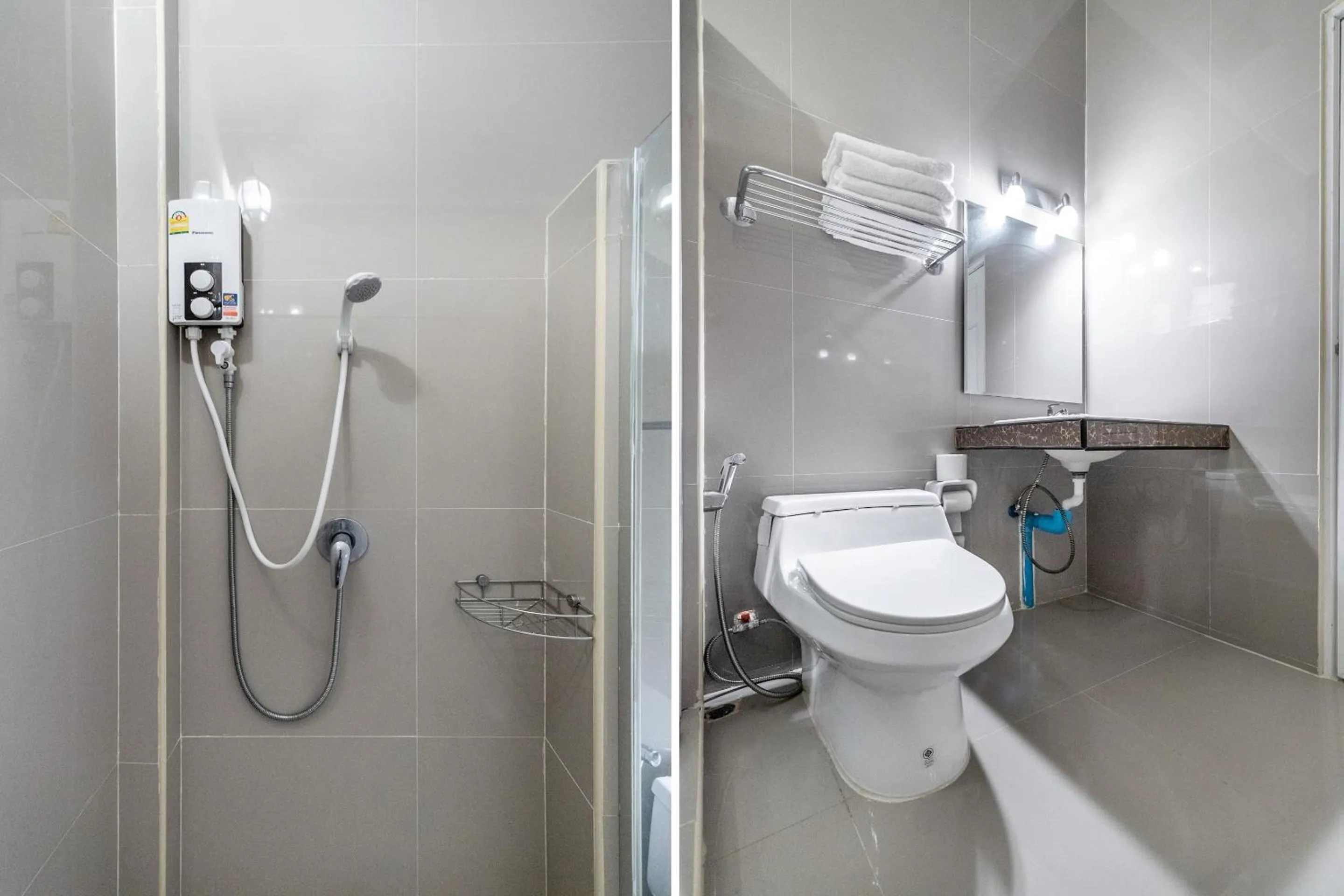 Bathroom in Capital O 805 Suan Palm Farm Nok Resort