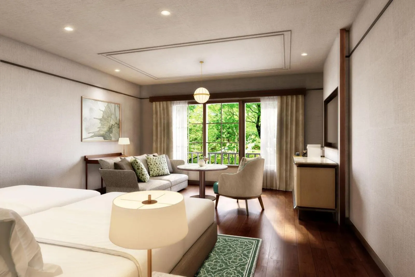 Photo of the whole room, Bed in Mampei Hotel