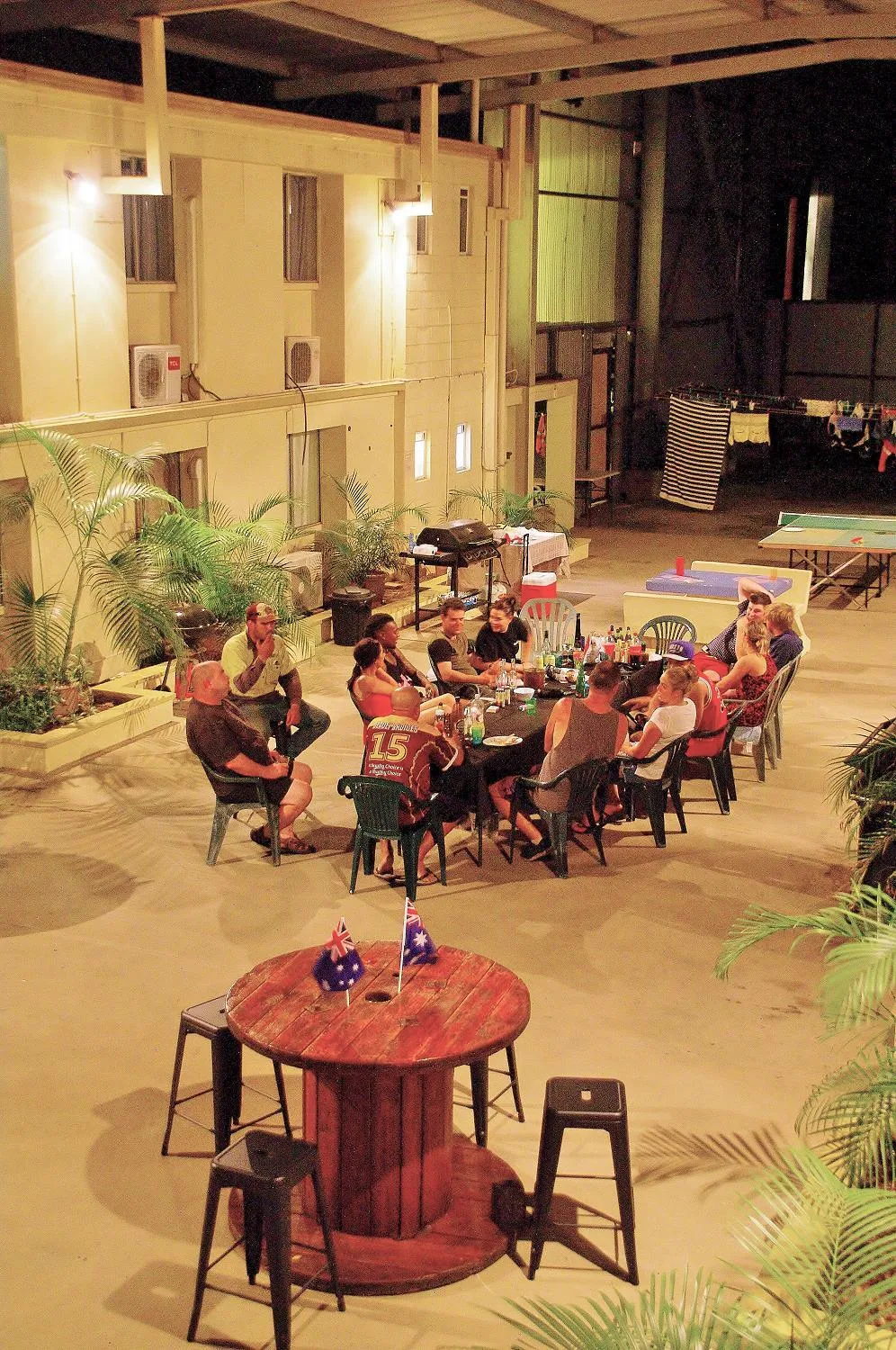 group of guests in Accommodation @ Isa