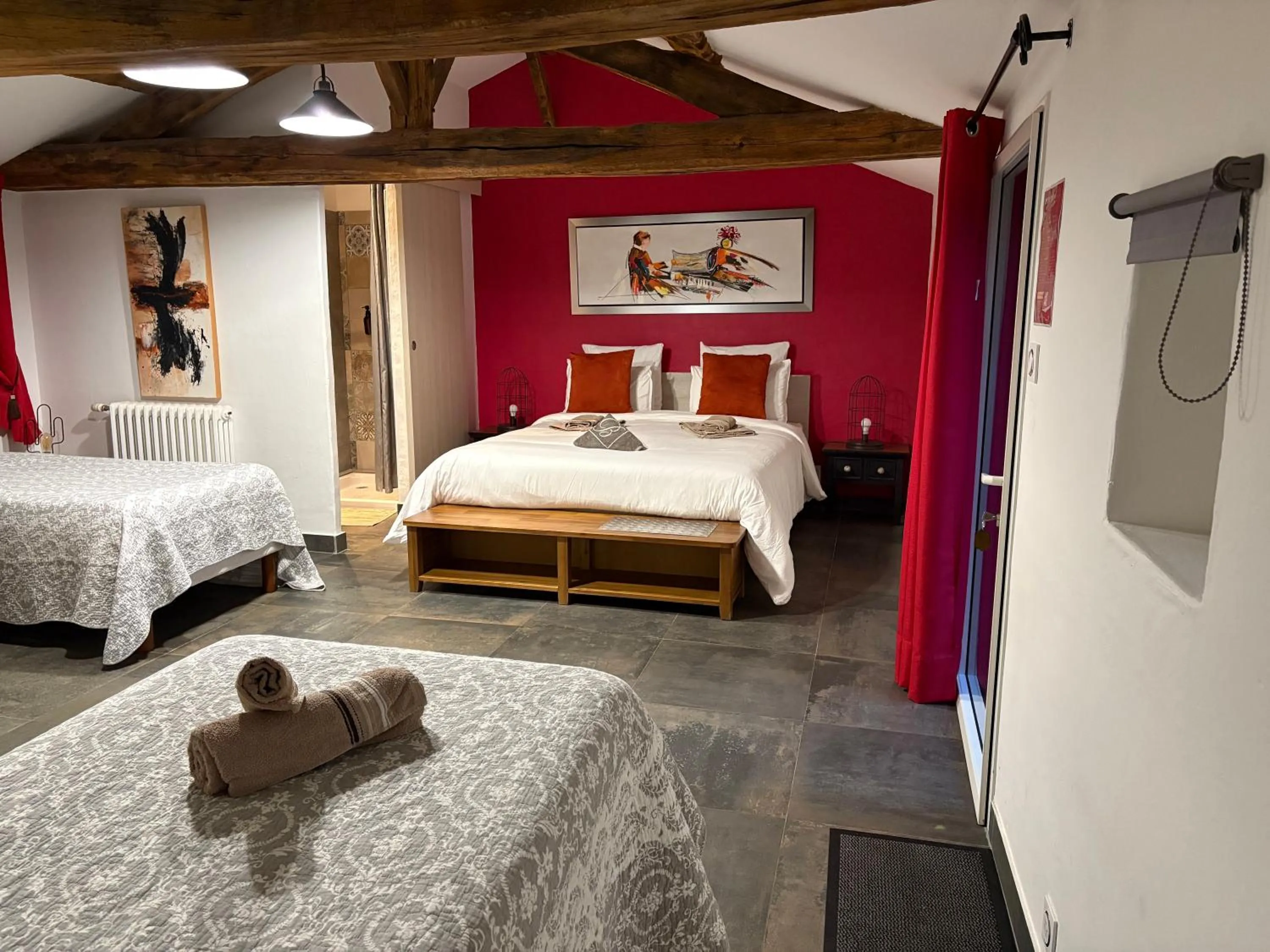 Bed in Au Petit Bignon