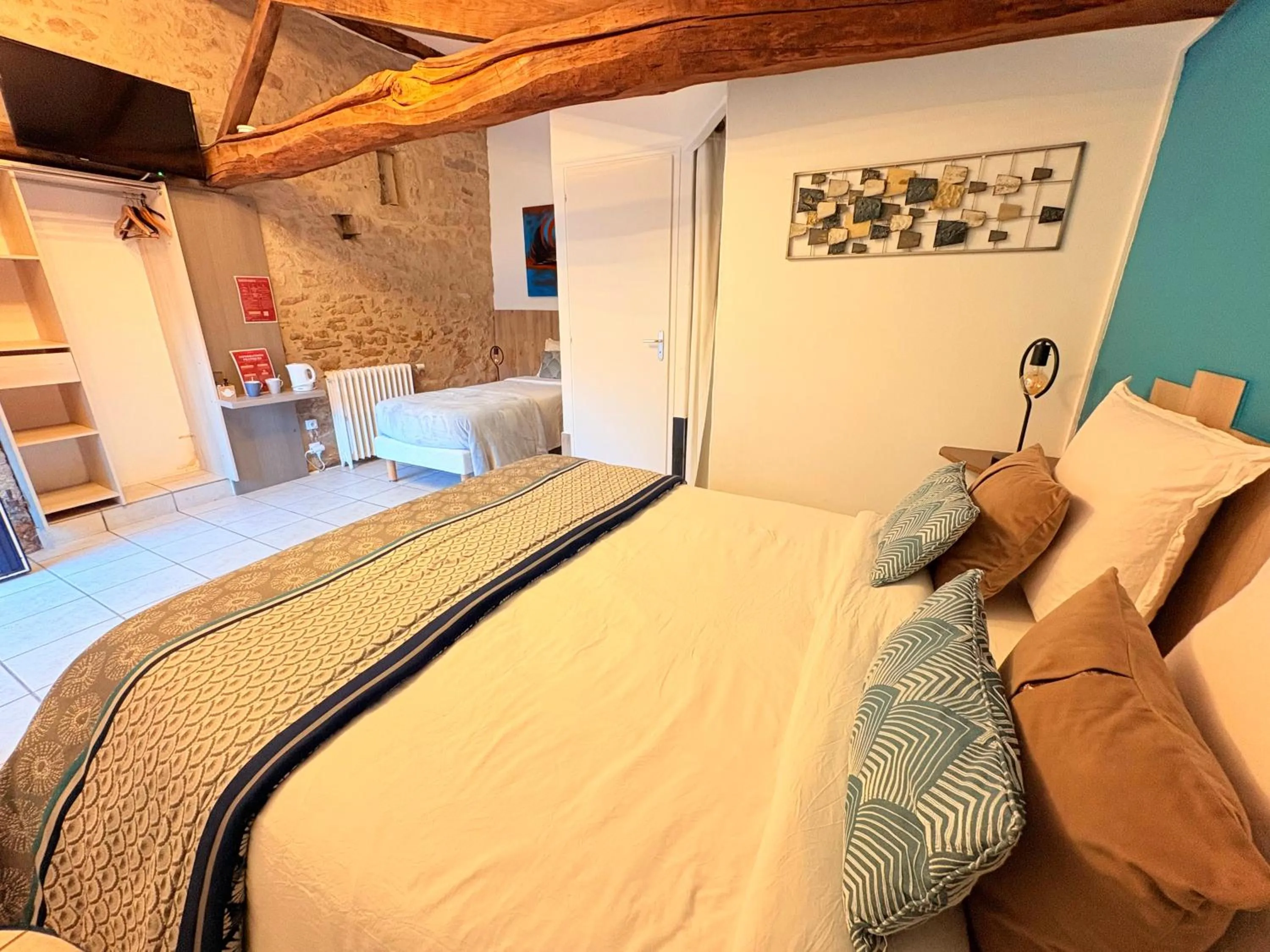 Bed in Au Petit Bignon