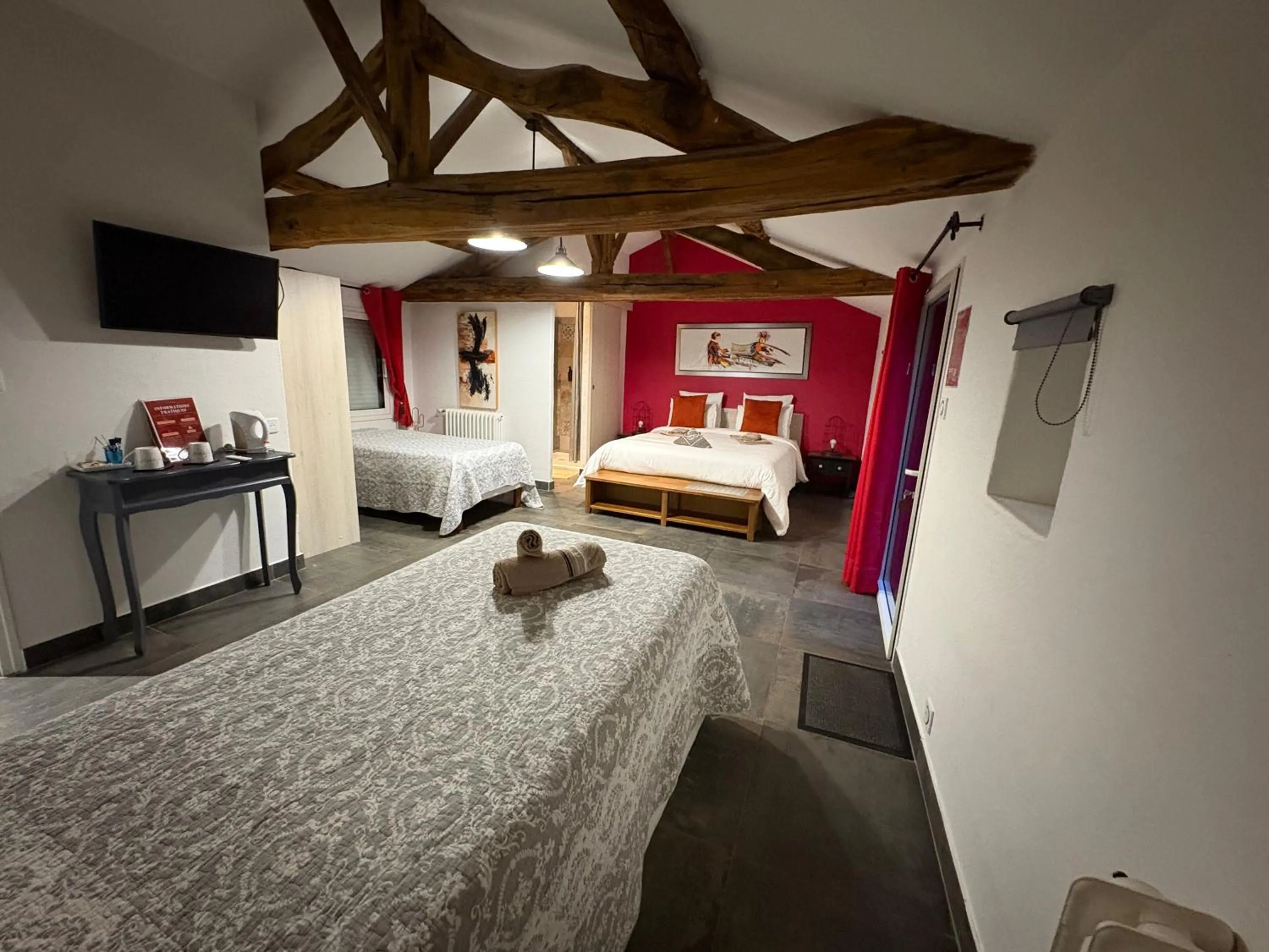 Bed in Au Petit Bignon