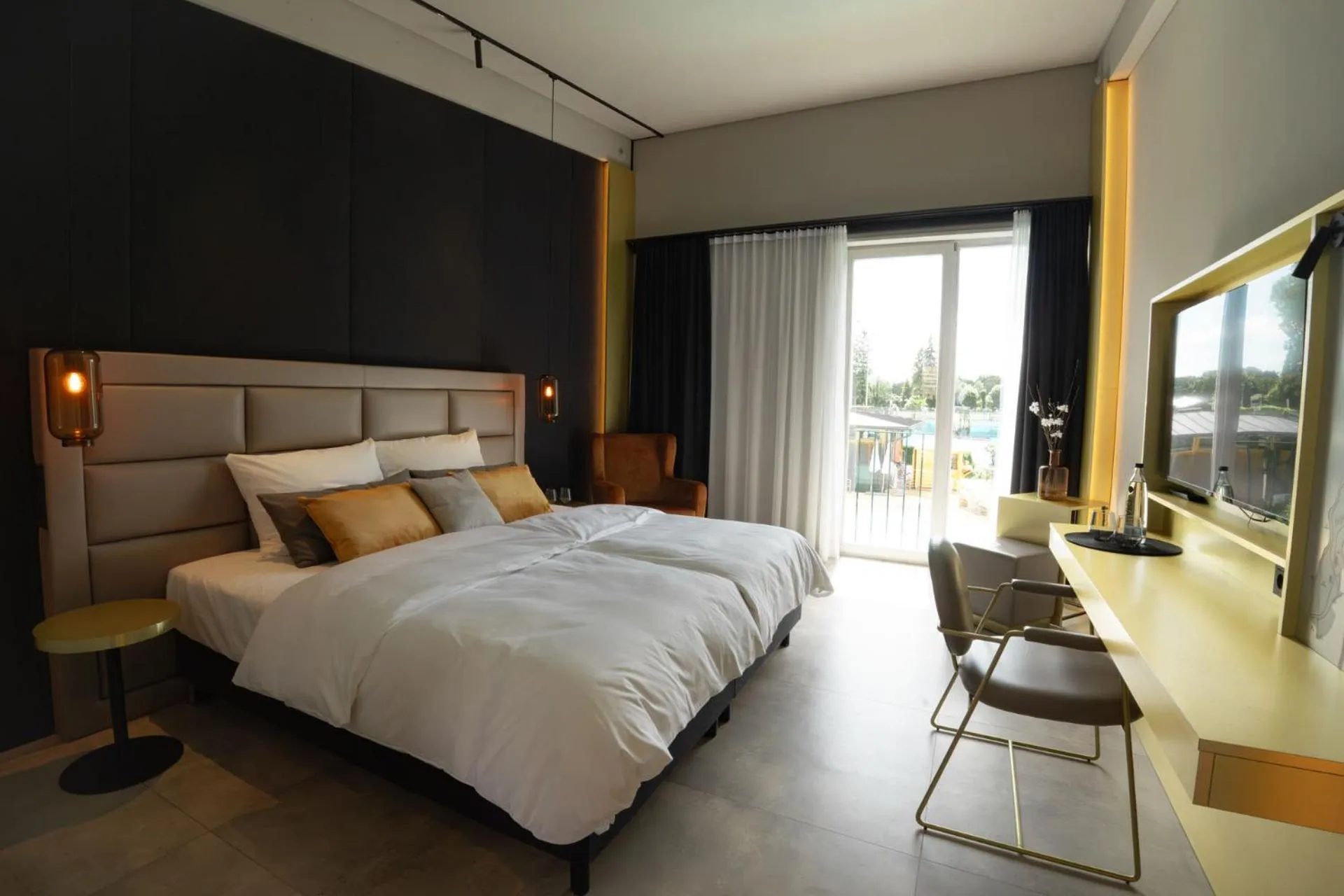 Bedroom, Bed in Scheck Hotel