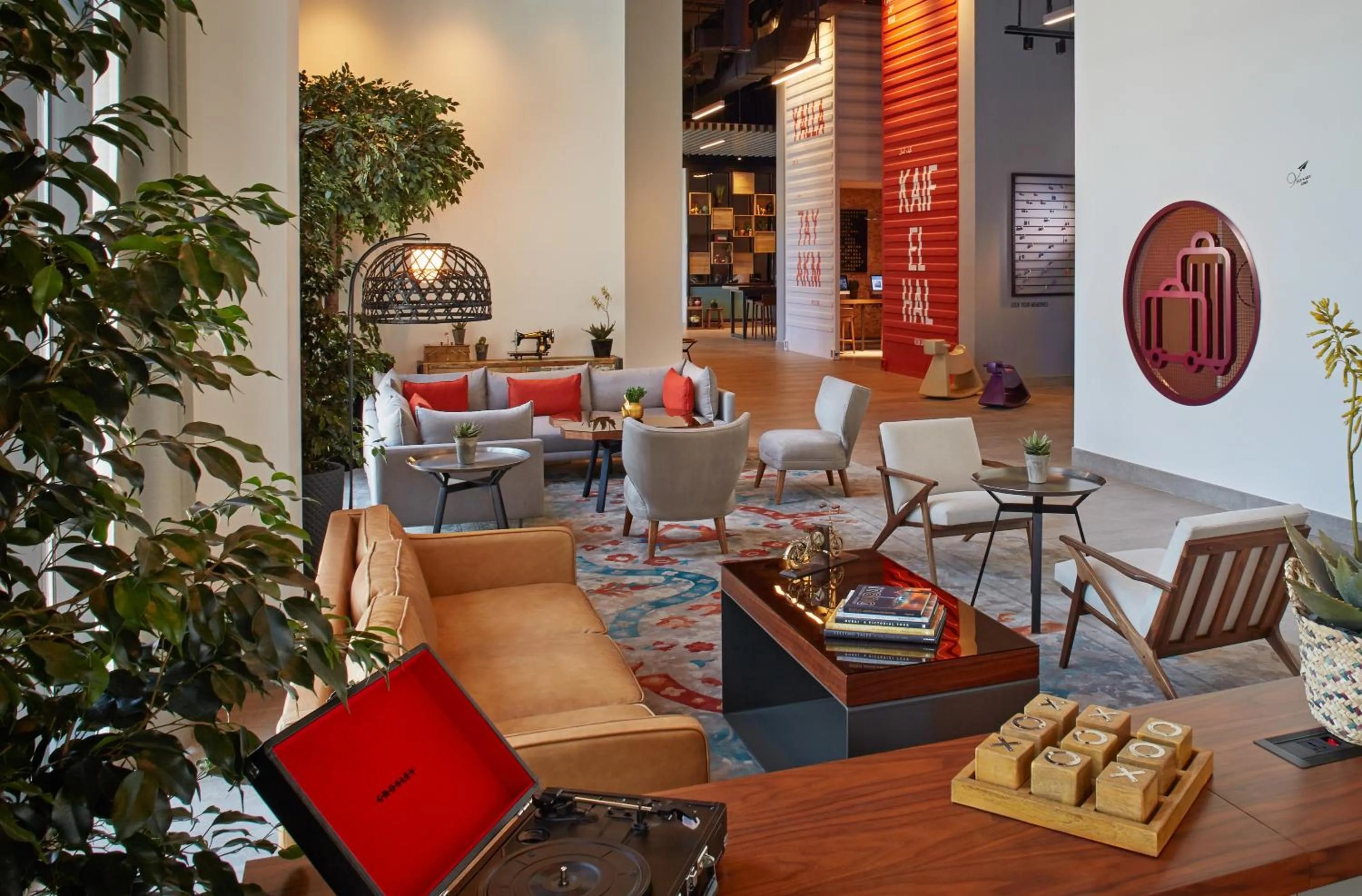 Seating area in Rove Trade Centre