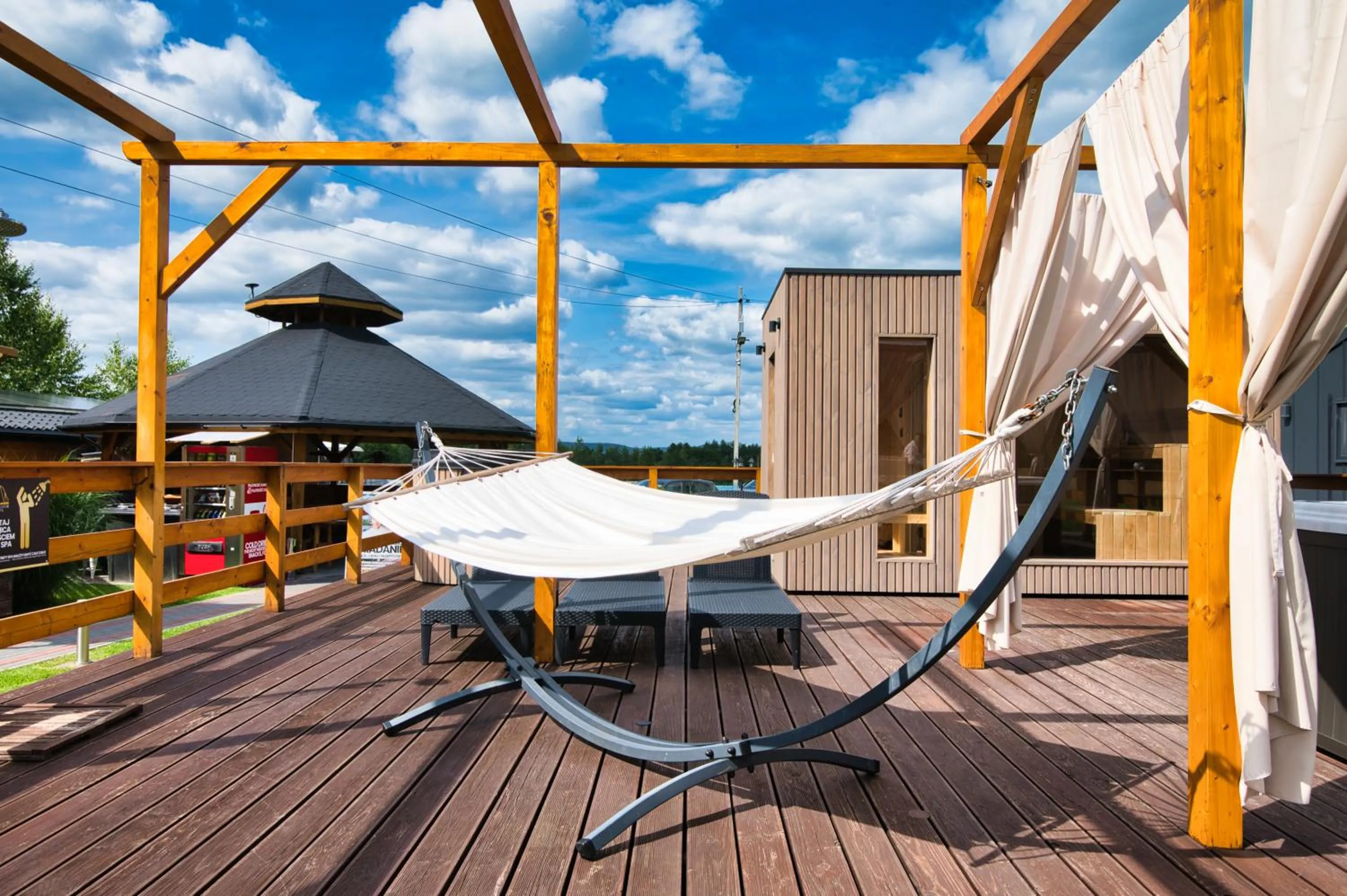 Patio in Holiday Park Zator