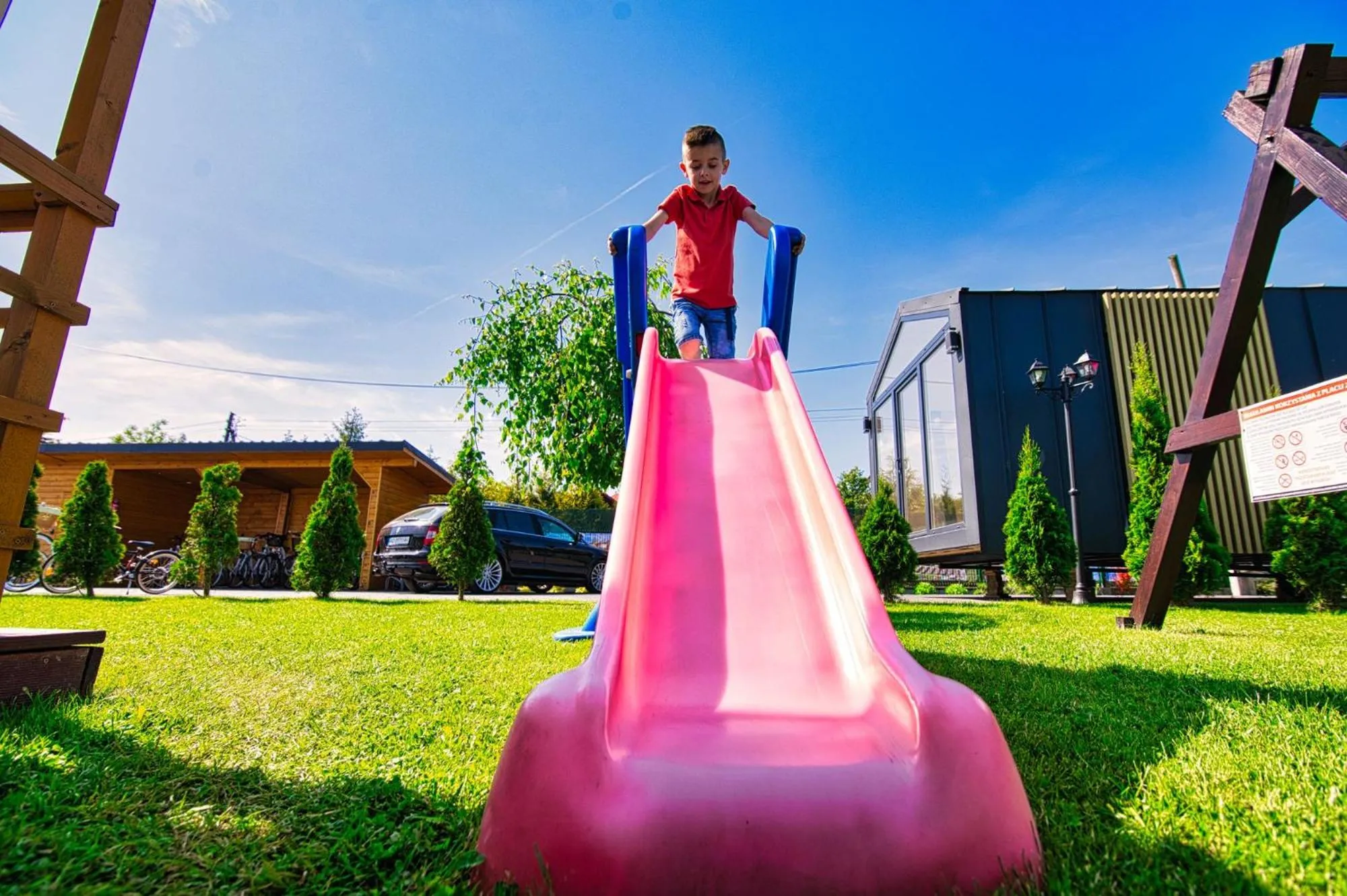 Communal lounge/ TV room in Holiday Park Zator