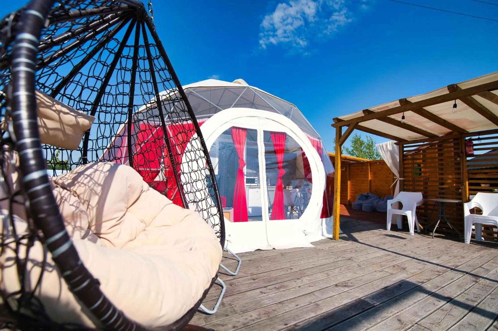 Balcony/Terrace in Holiday Park Zator