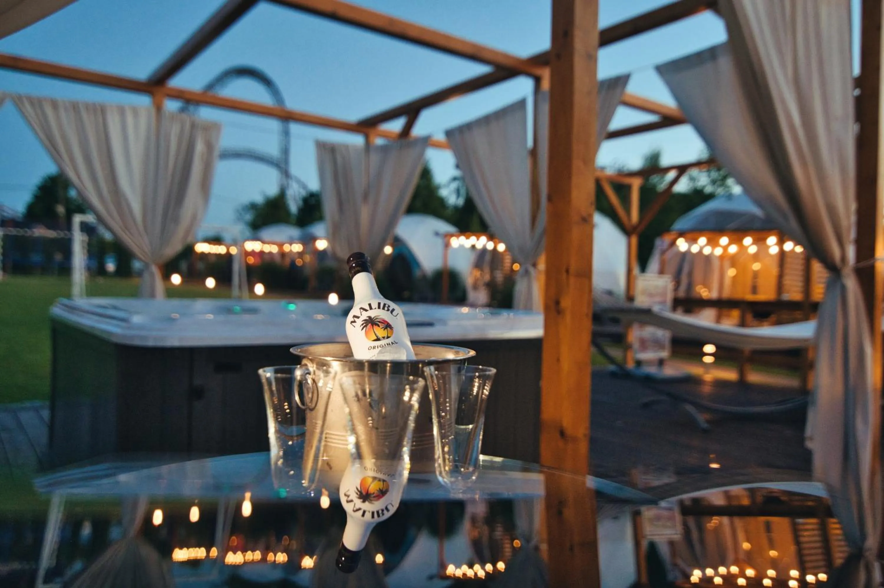 Patio in Holiday Park Zator