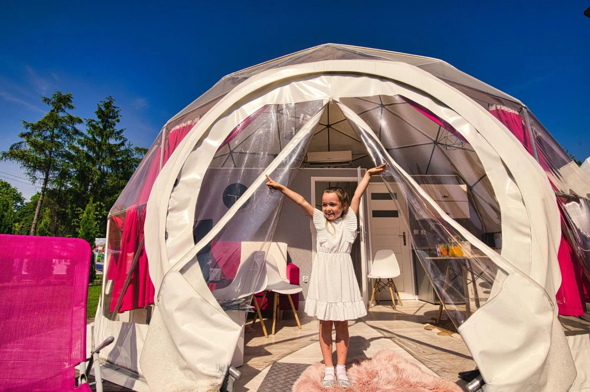 Patio in Holiday Park Zator