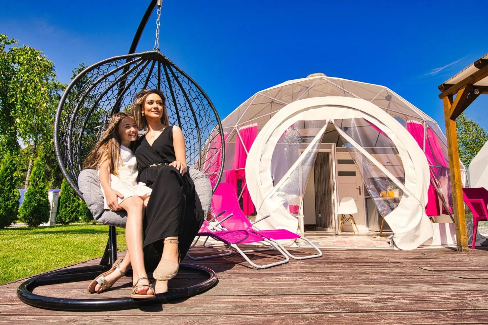 Patio in Holiday Park Zator