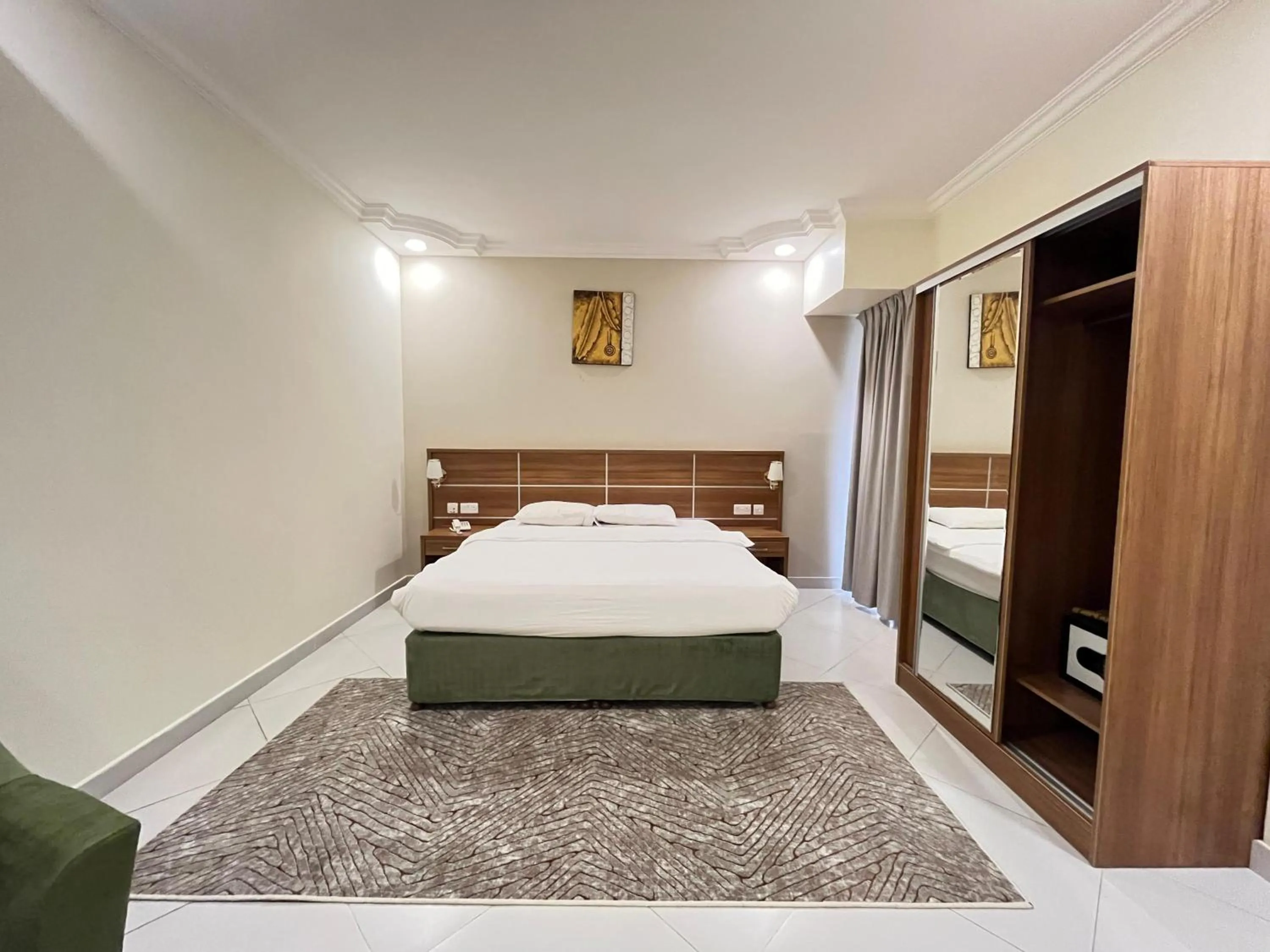 Bed in Muscat Hills Hotel