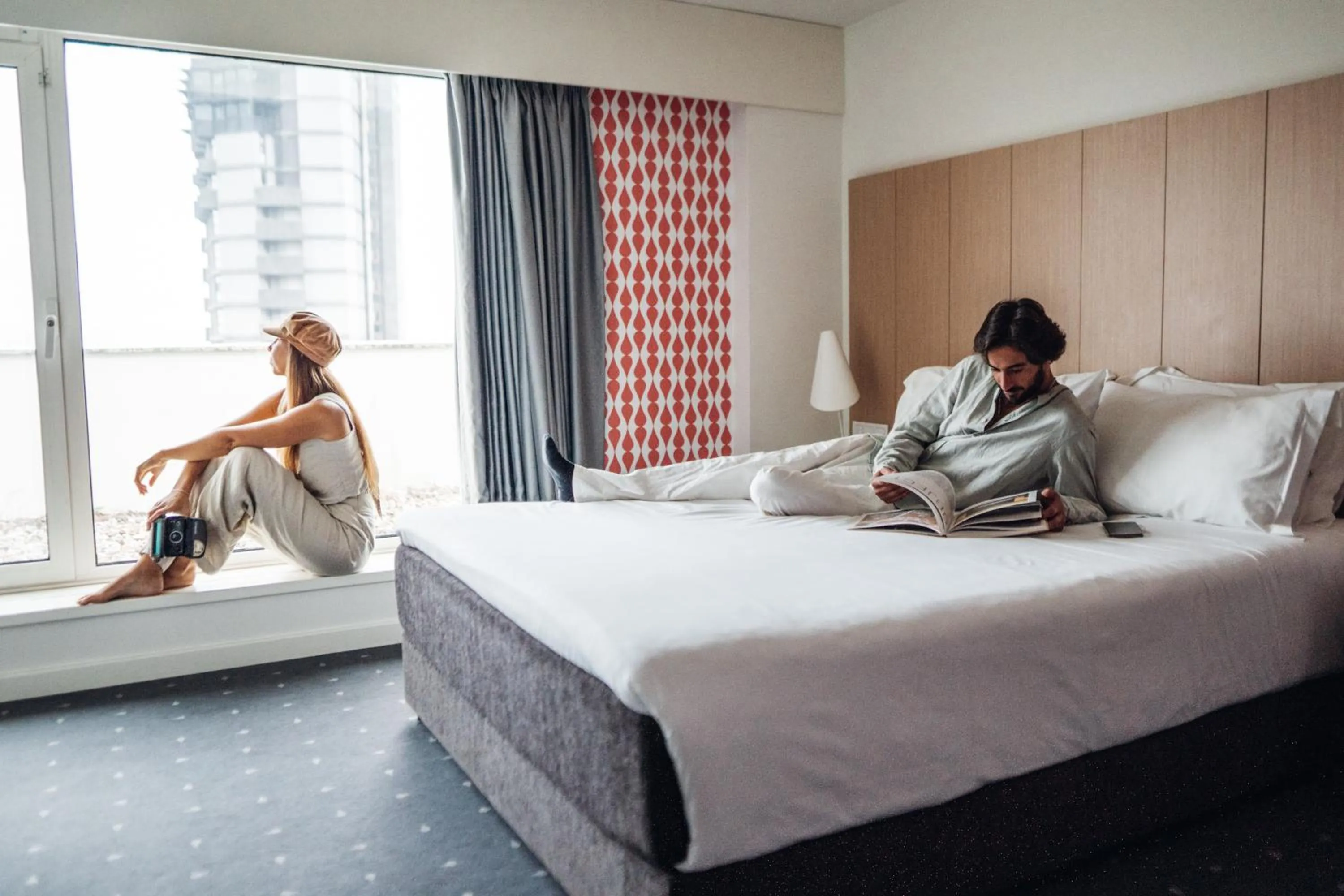 View (from property/room), Bed in Stay Hotel Porto Centro Trindade