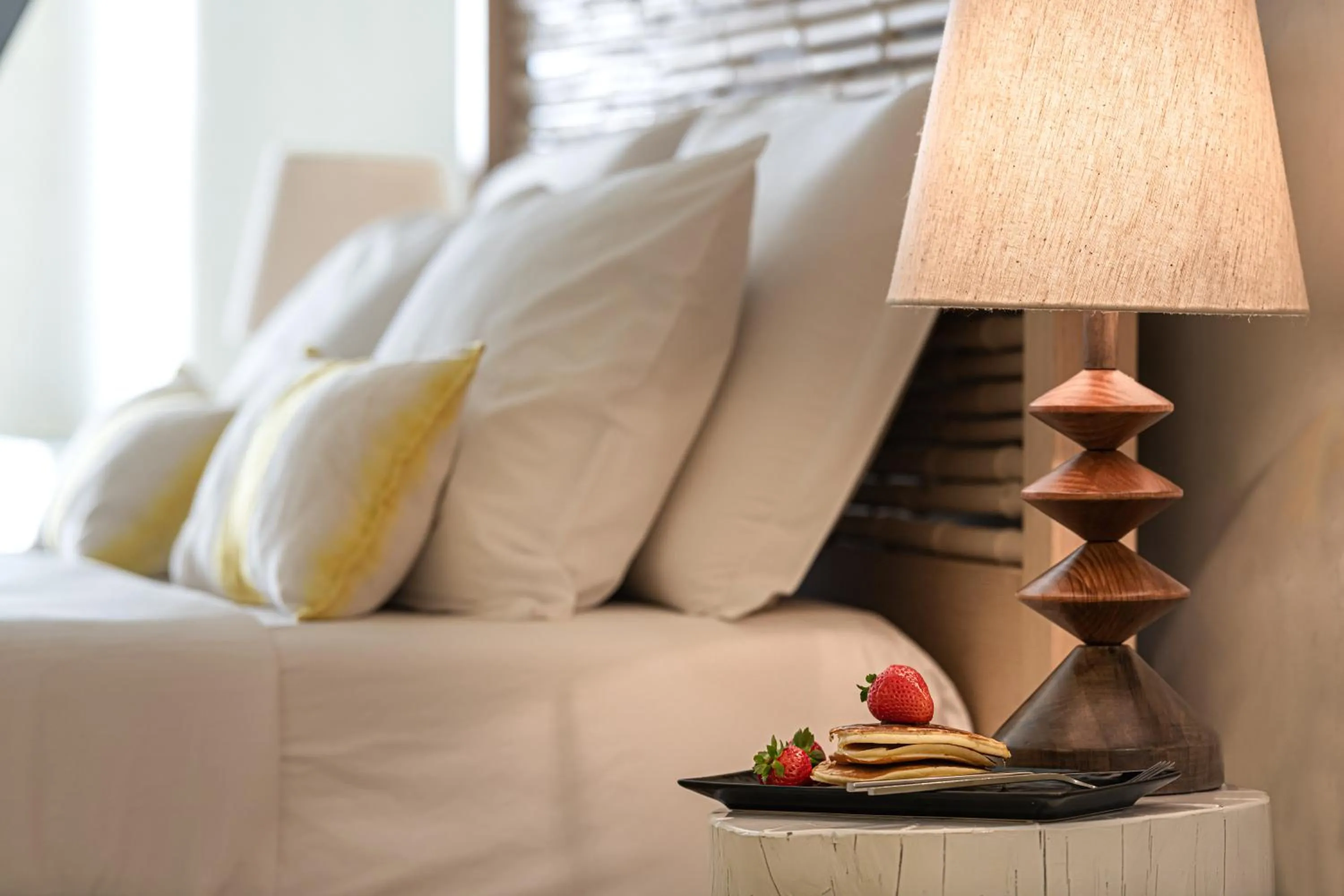 Bedroom, Bed in Mythical Blue Luxury Suites