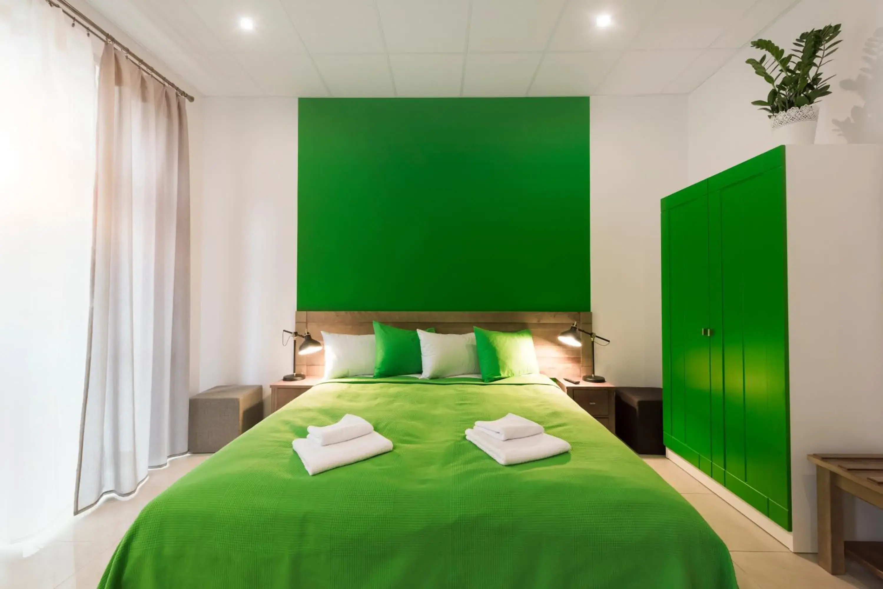 Double or Twin Room with Private Bathroom in Ginger ApartHostel Double or Twin Room with Private Bathroom in Ginger ApartHostel