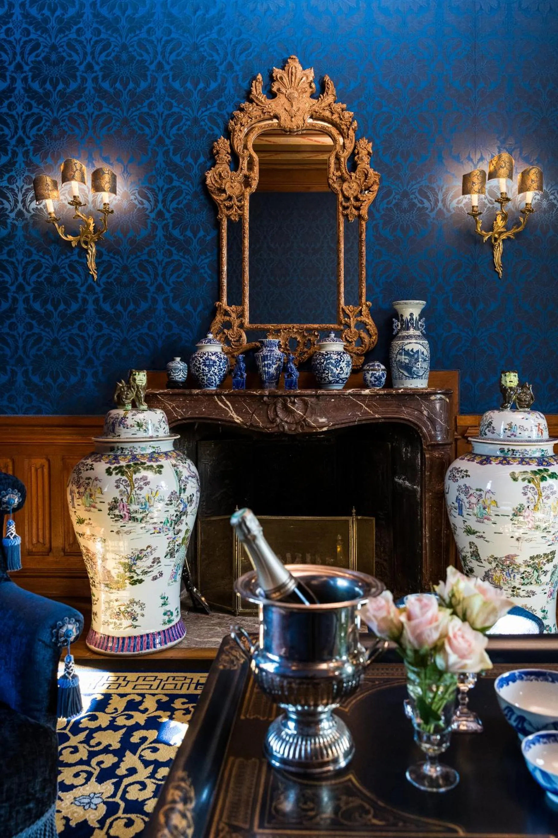 Living room in Château de Beauvais