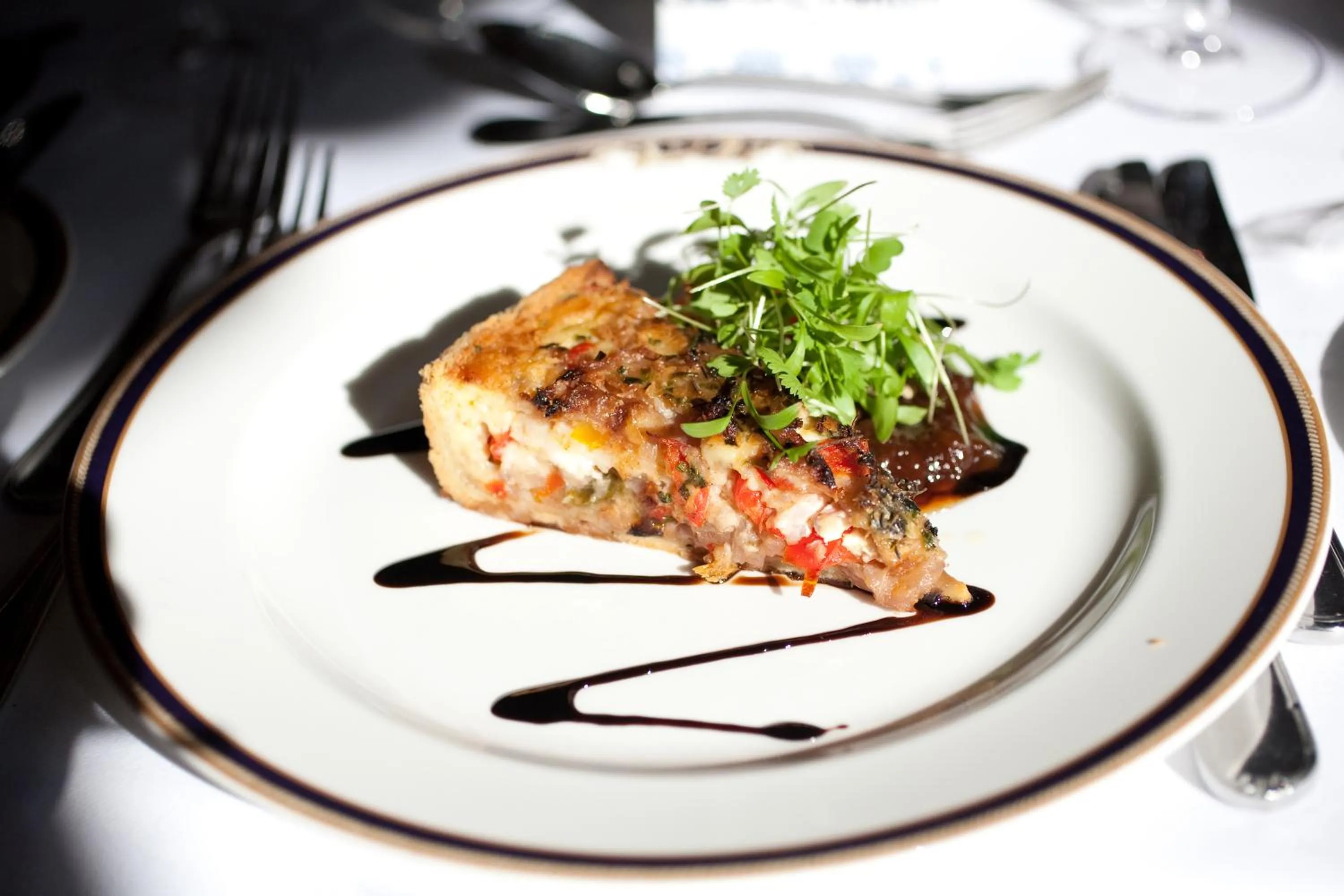 Food close-up in Garvock House Hotel