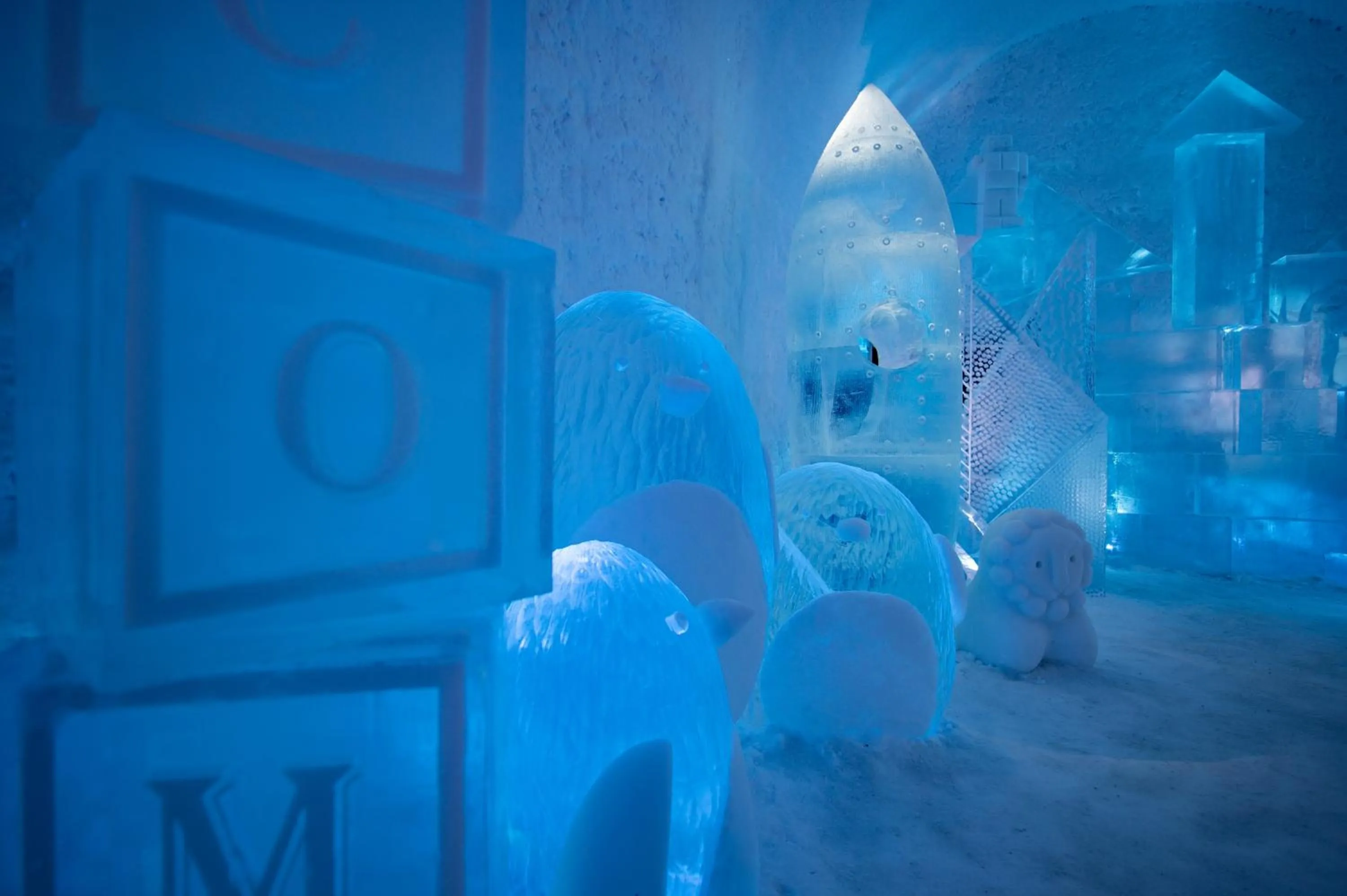 Decorative detail in IceHotel