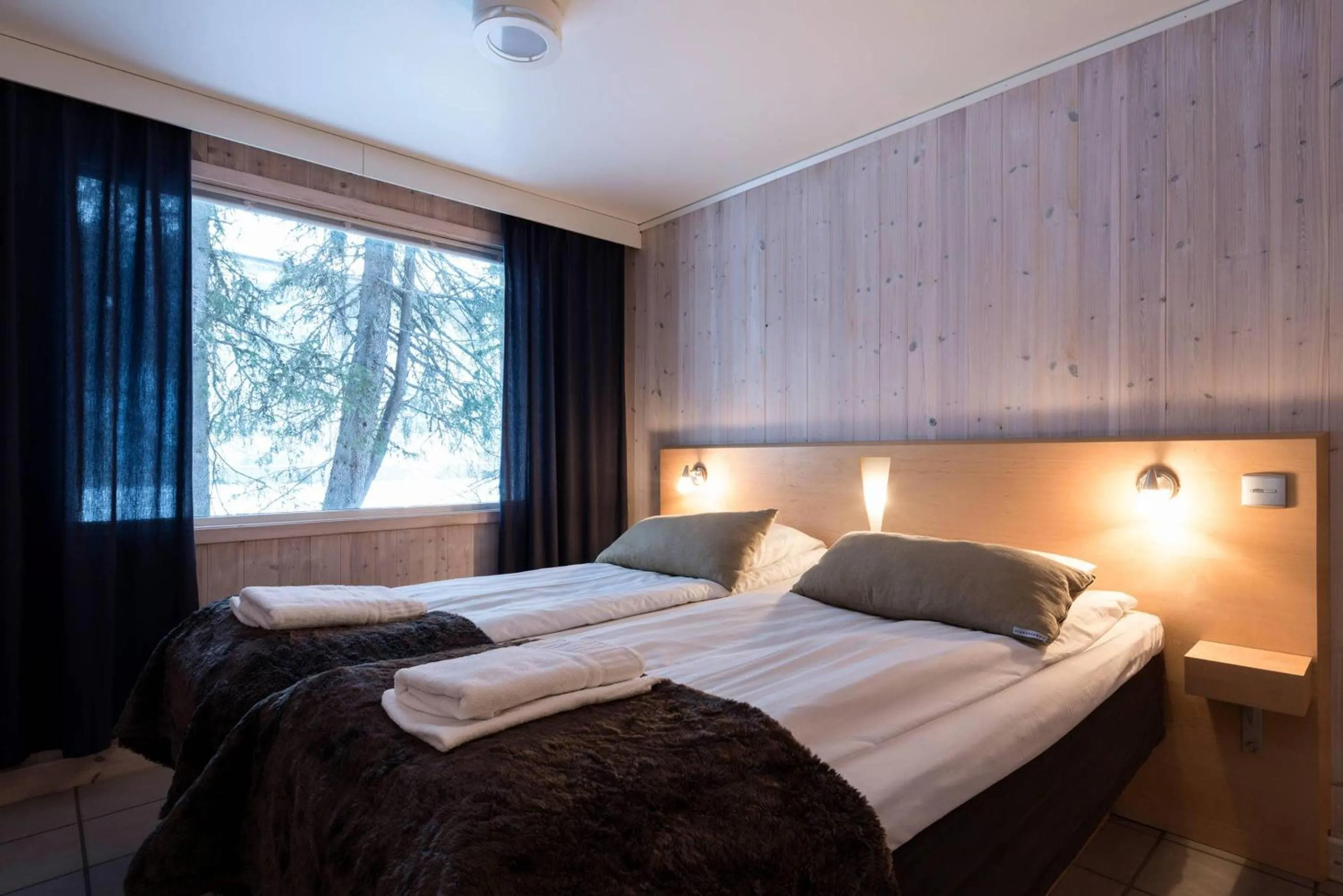 Bedroom, Bed in IceHotel