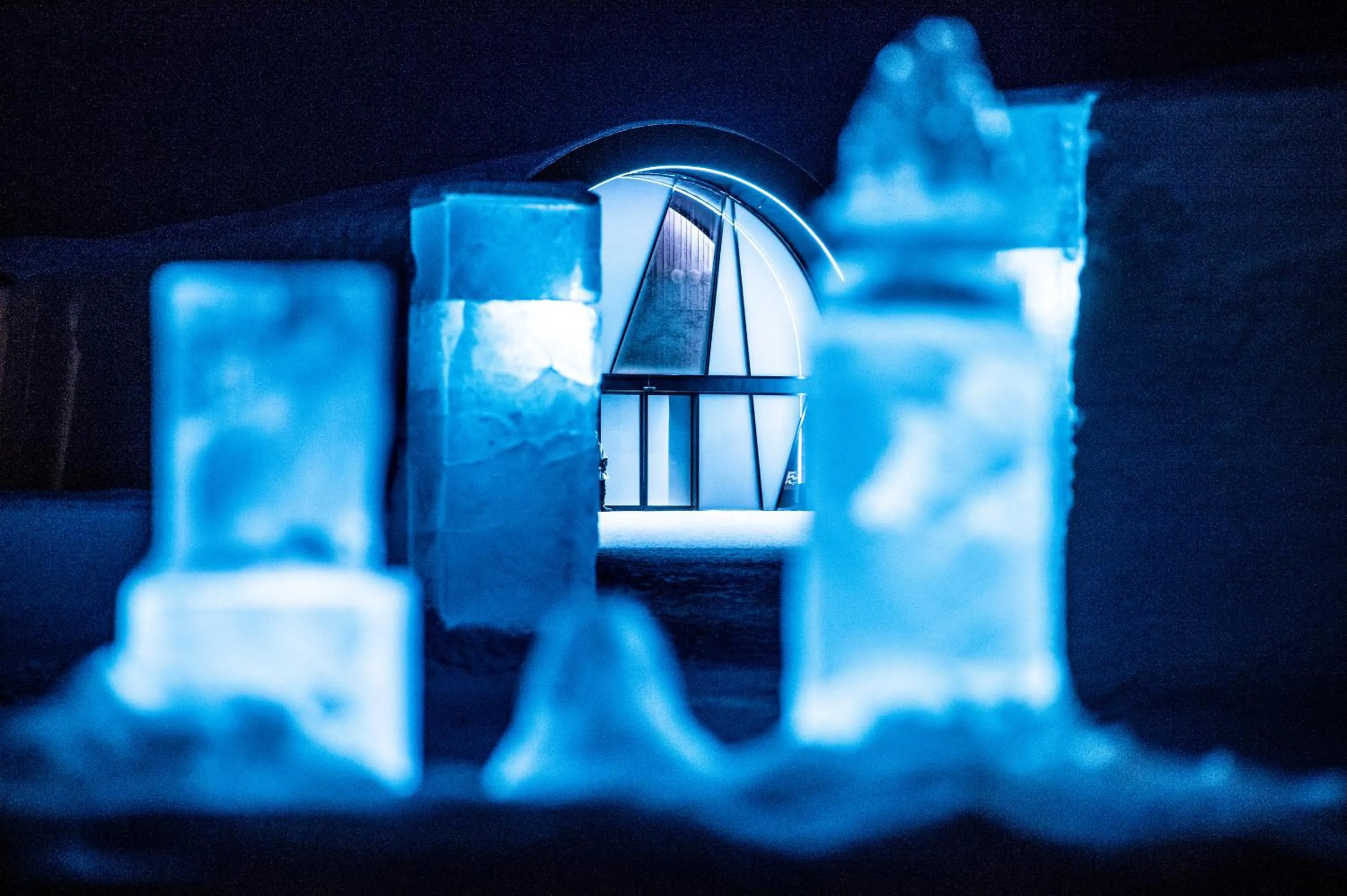 Facade/entrance in IceHotel