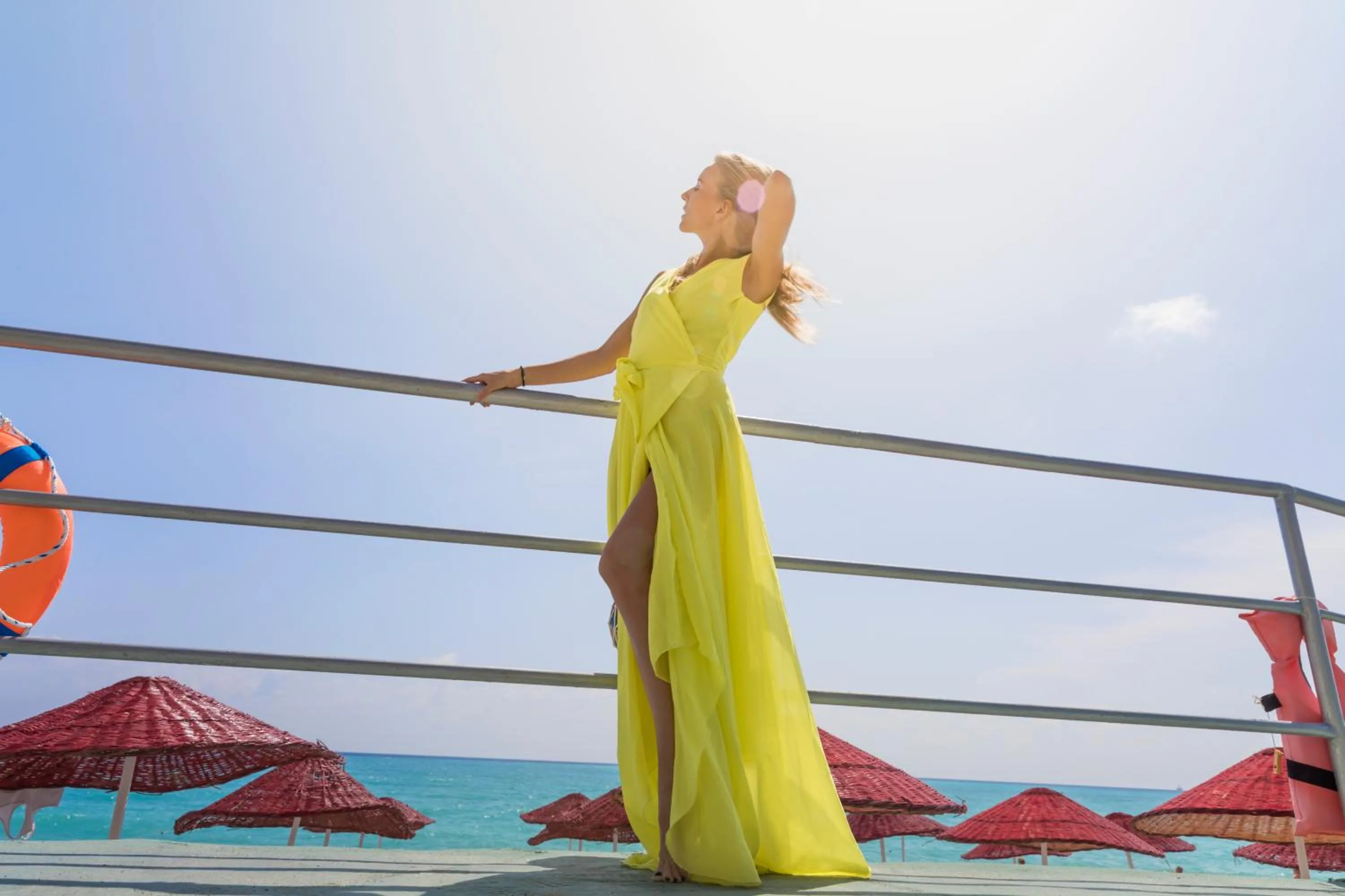 Sea view in Holiday Garden Resort- Ultra All İnclusive