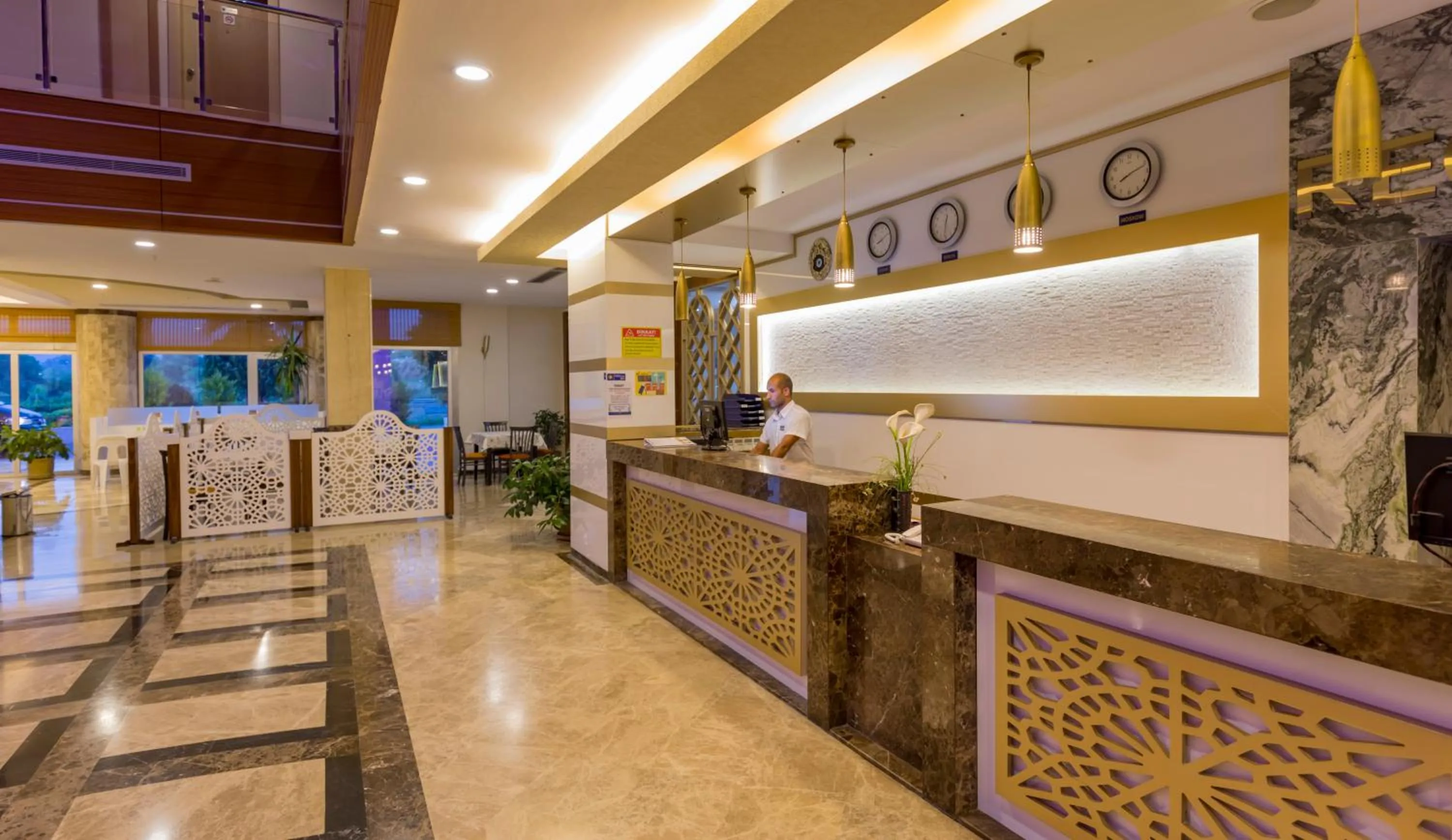 Lobby or reception in Holiday Garden Resort- Ultra All İnclusive