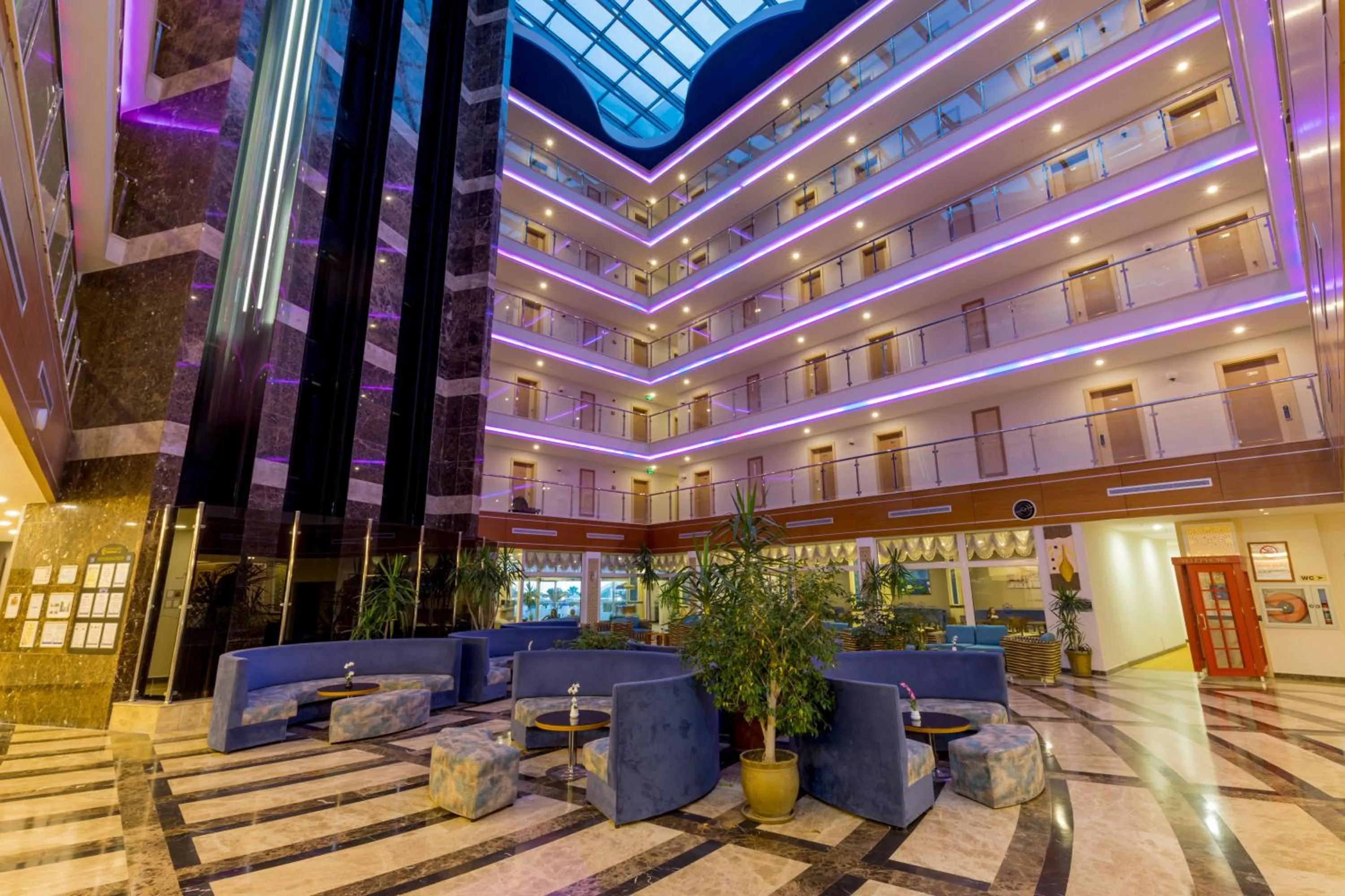 Lobby or reception in Holiday Garden Resort- Ultra All İnclusive