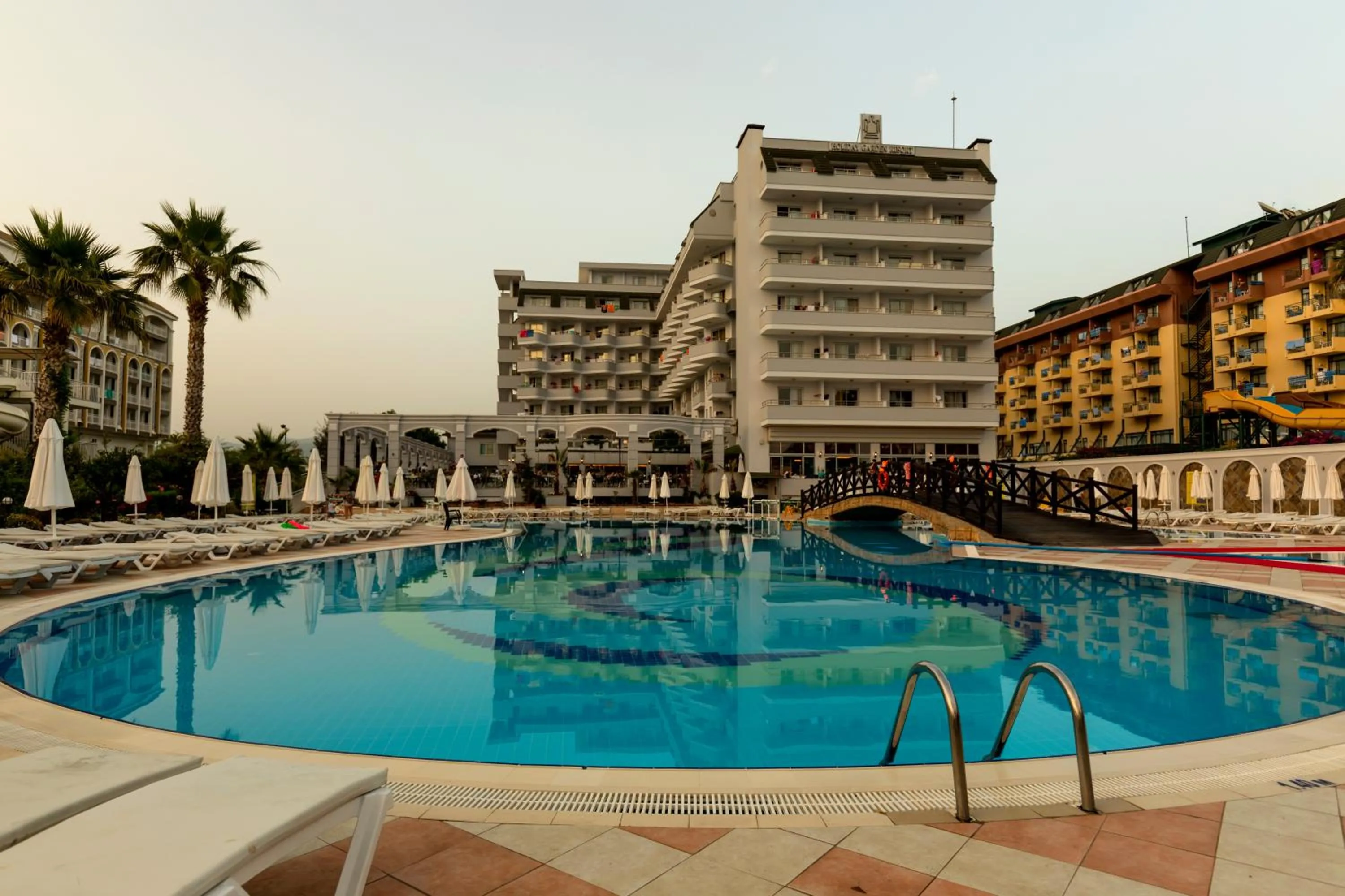 Pool view in Holiday Garden Resort- Ultra All İnclusive