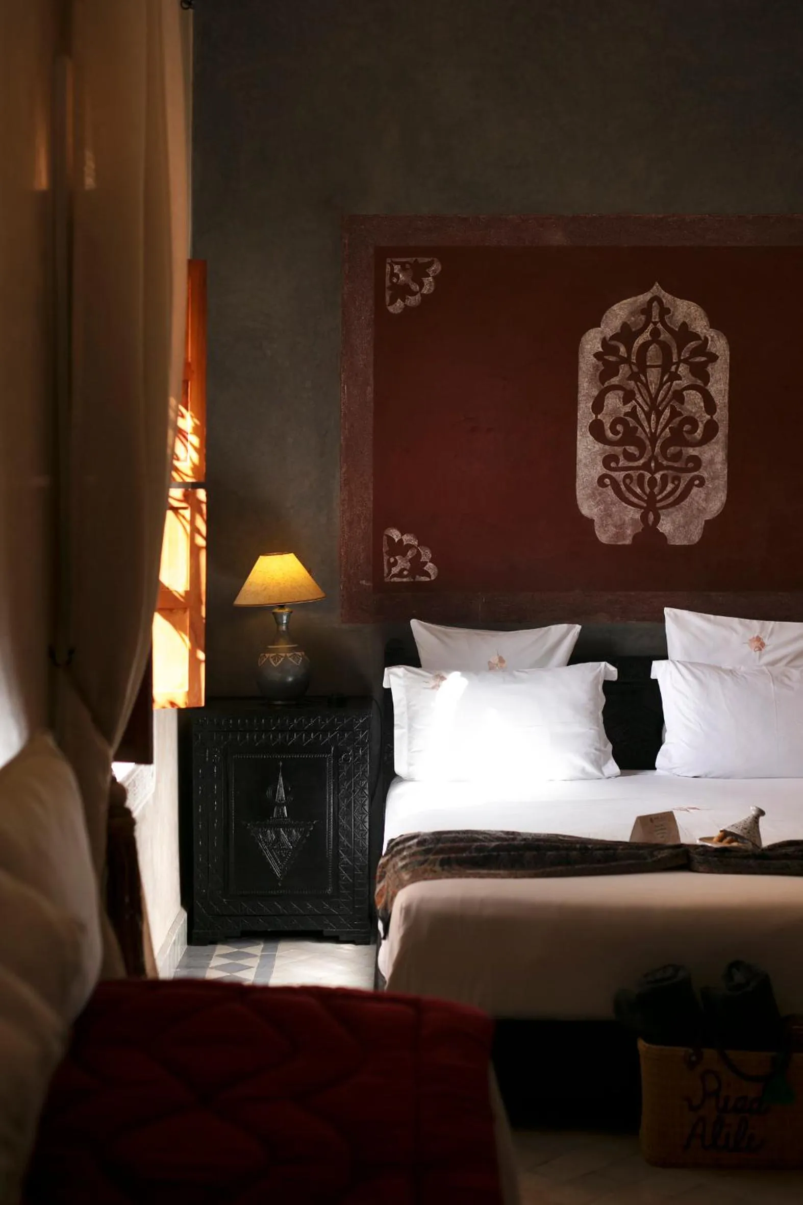 Bed in Riad Alili