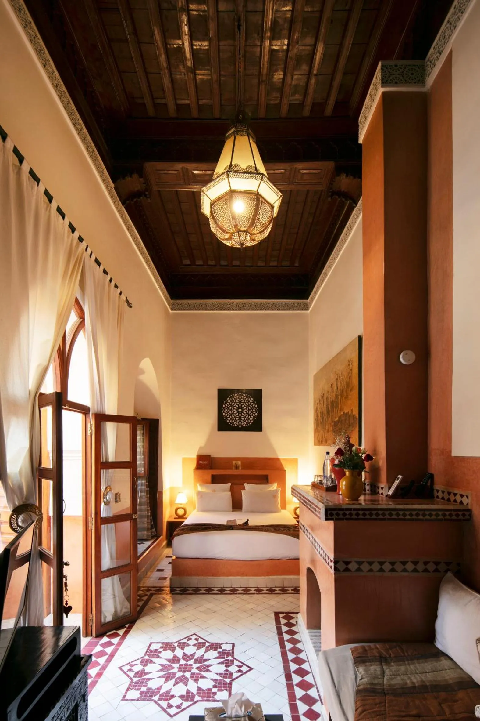Bed in Riad Alili