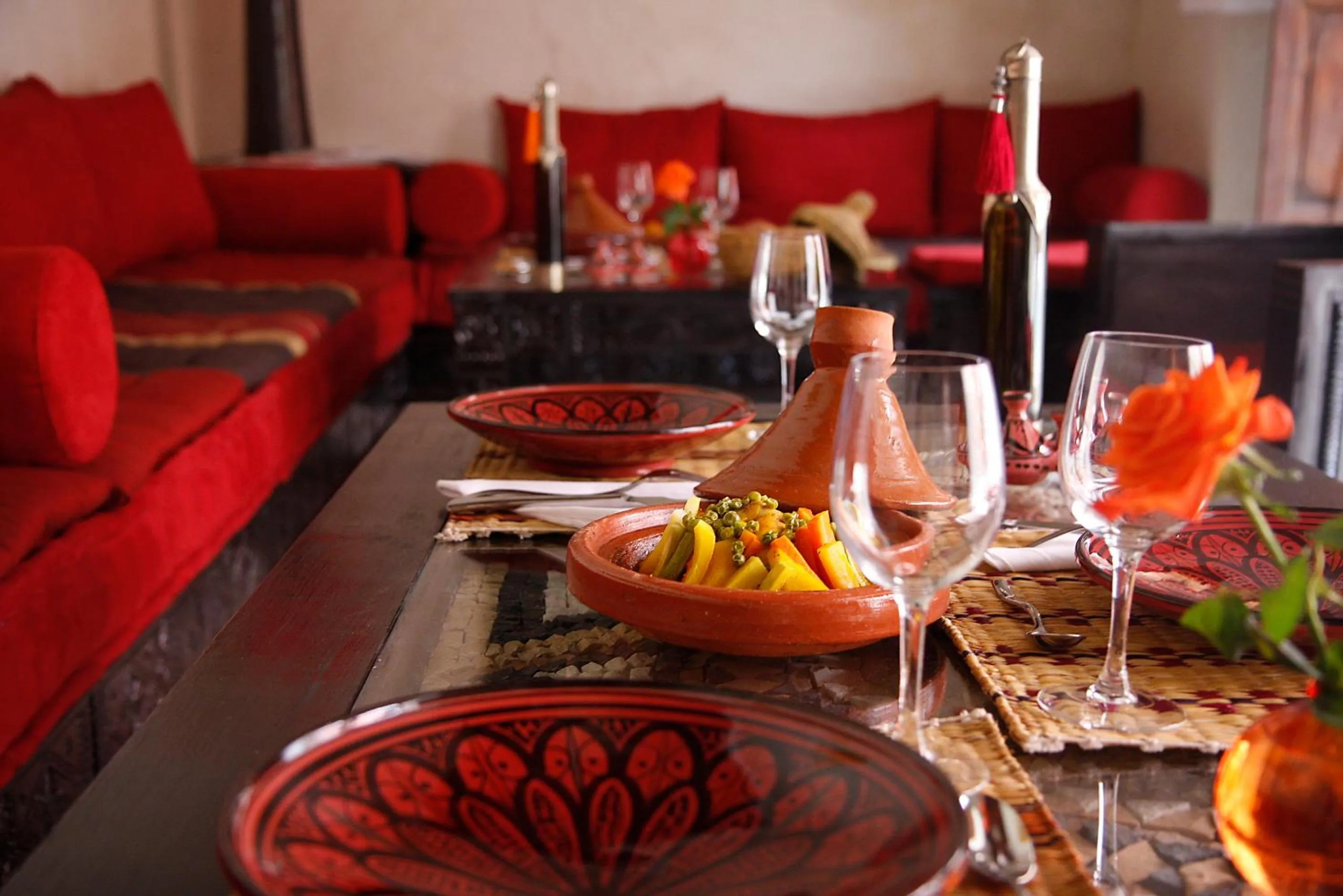 Living room in Riad Alili