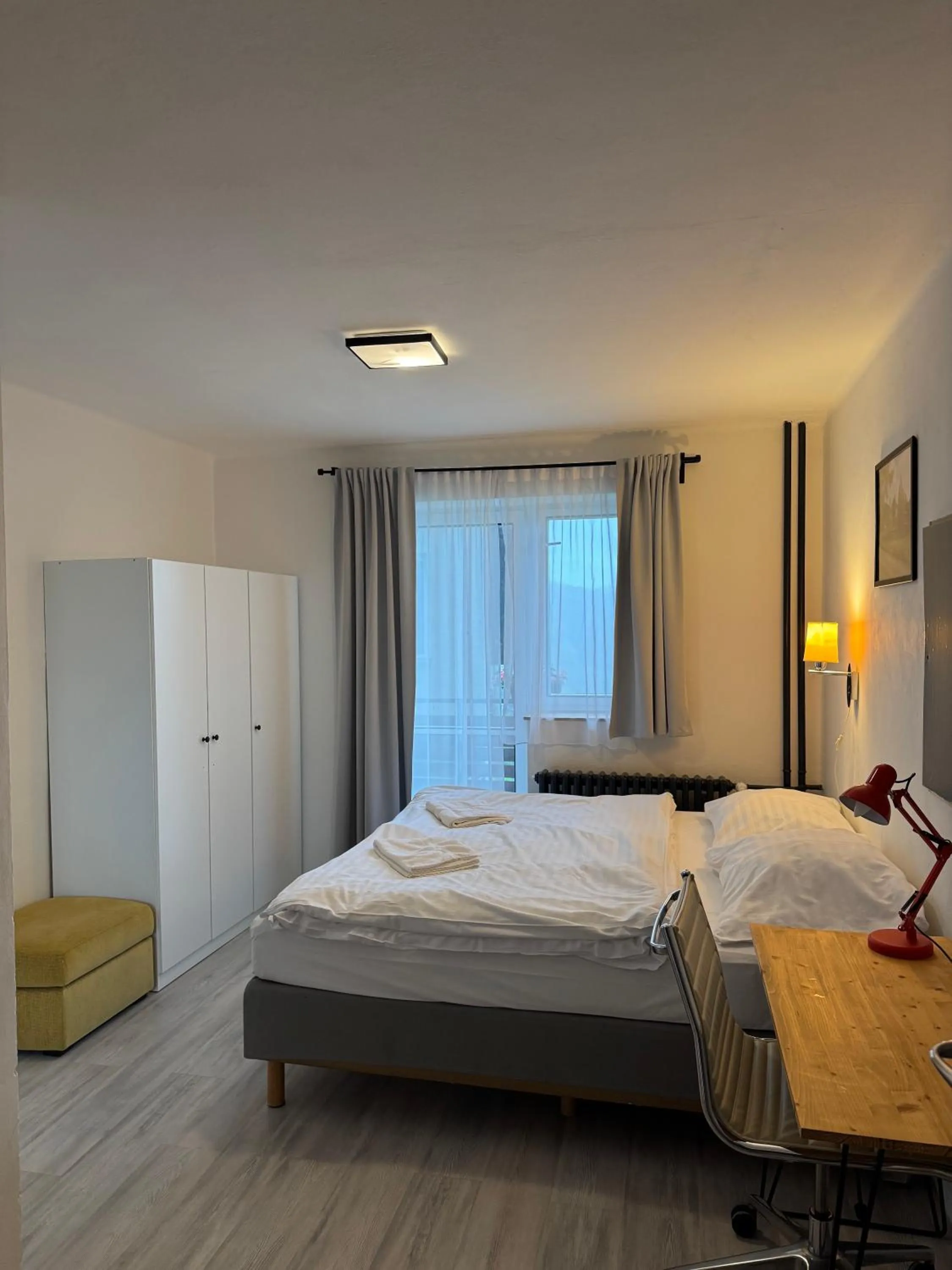 Bed in Hotel Horní Pramen