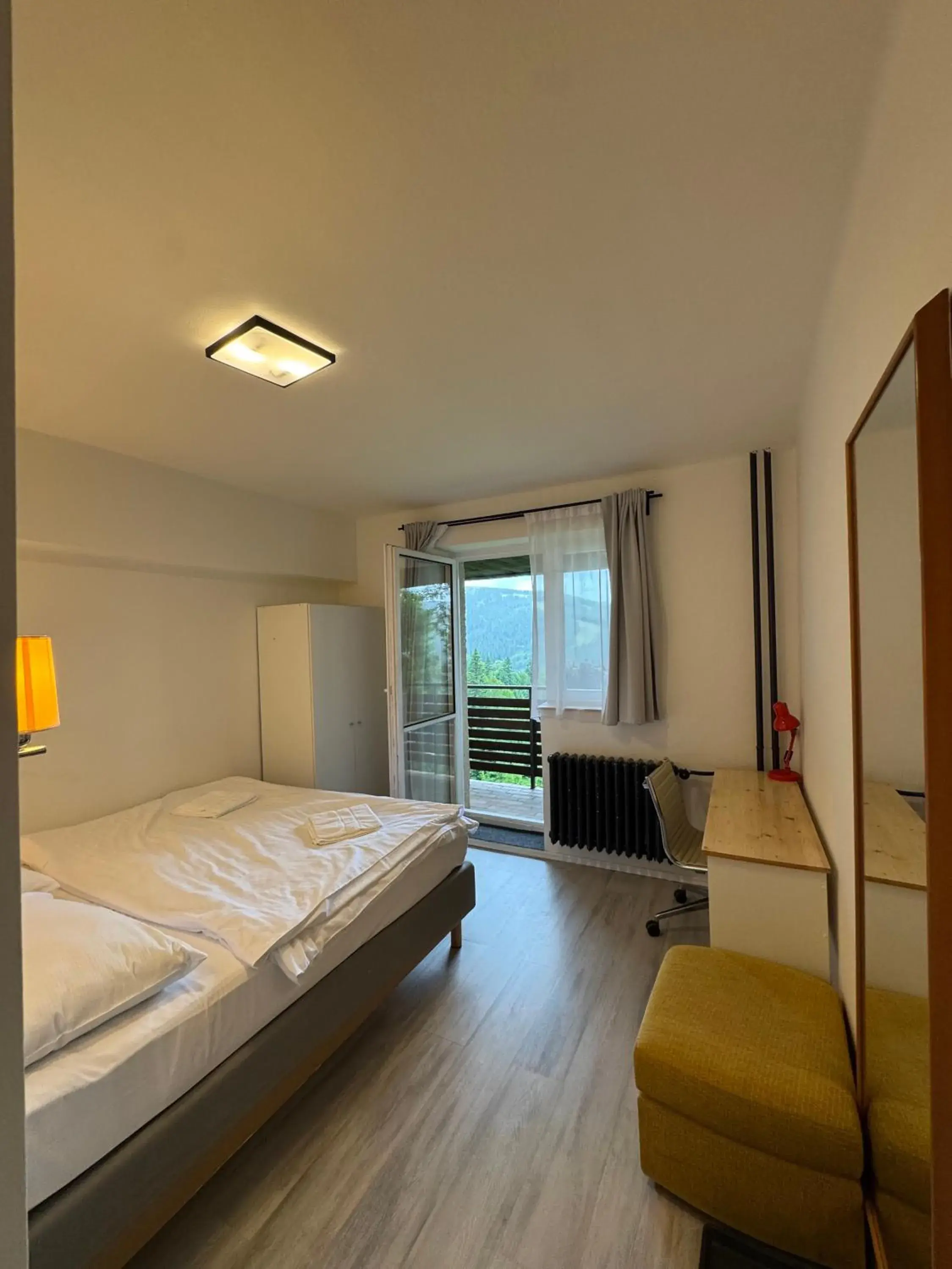Double Room with Balcony and Mountain View in Hotel Horní Pramen Double Room with Balcony and Mountain View in Hotel Horní Pramen