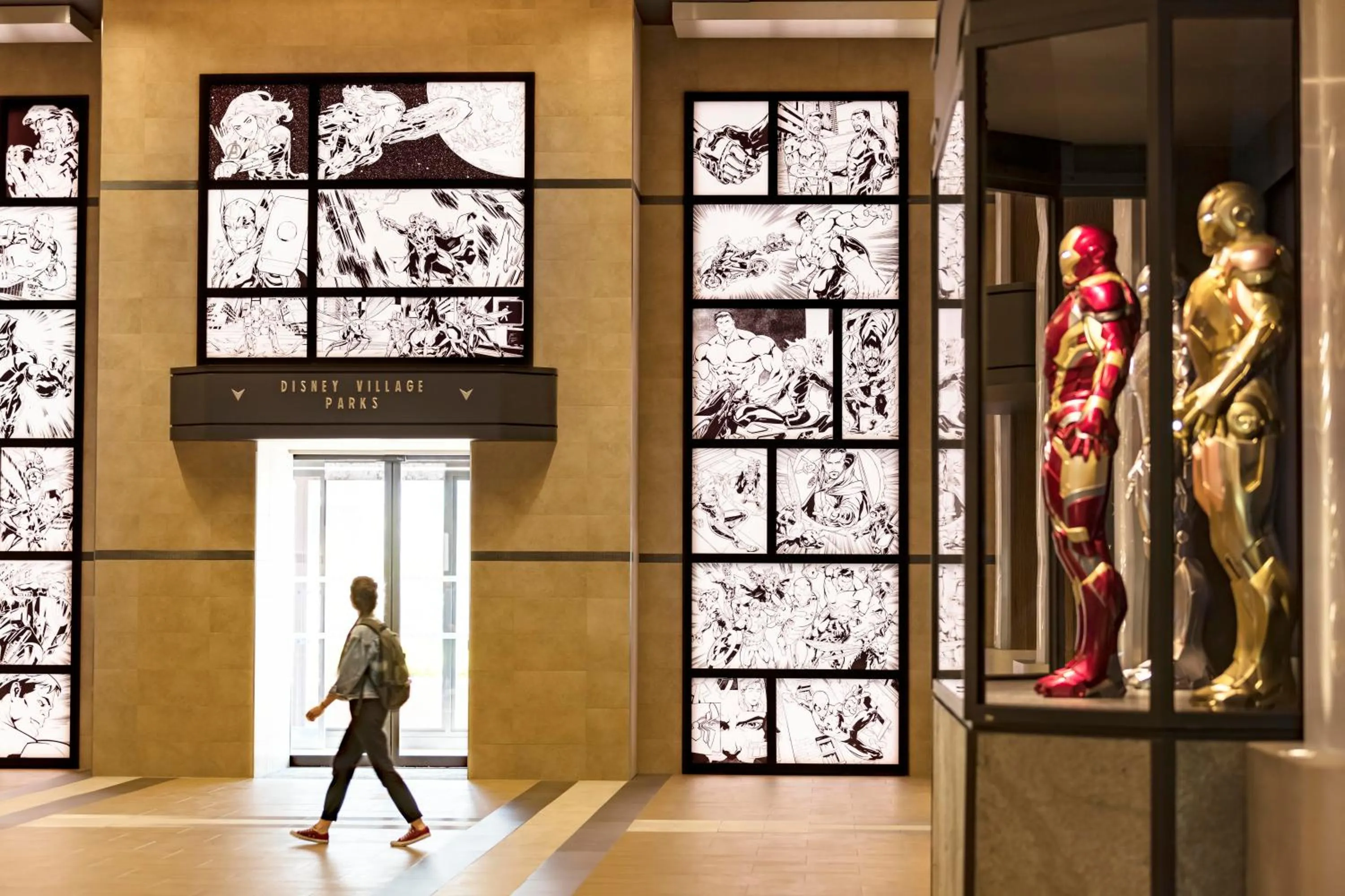 Lobby or reception in Disney Hotel New York - The Art of Marvel