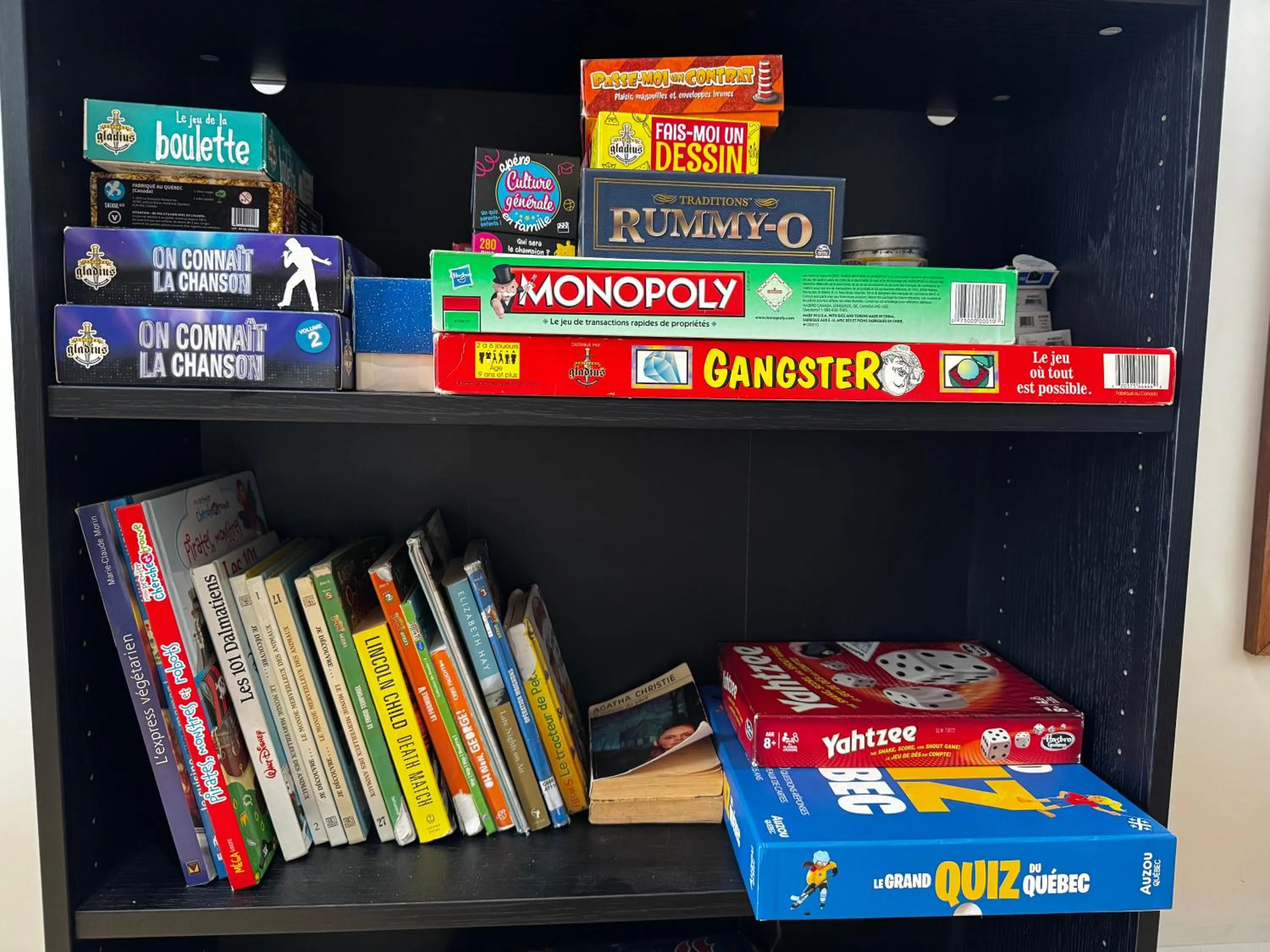 Communal lounge/ TV room in Gîte du Haut des Arbres