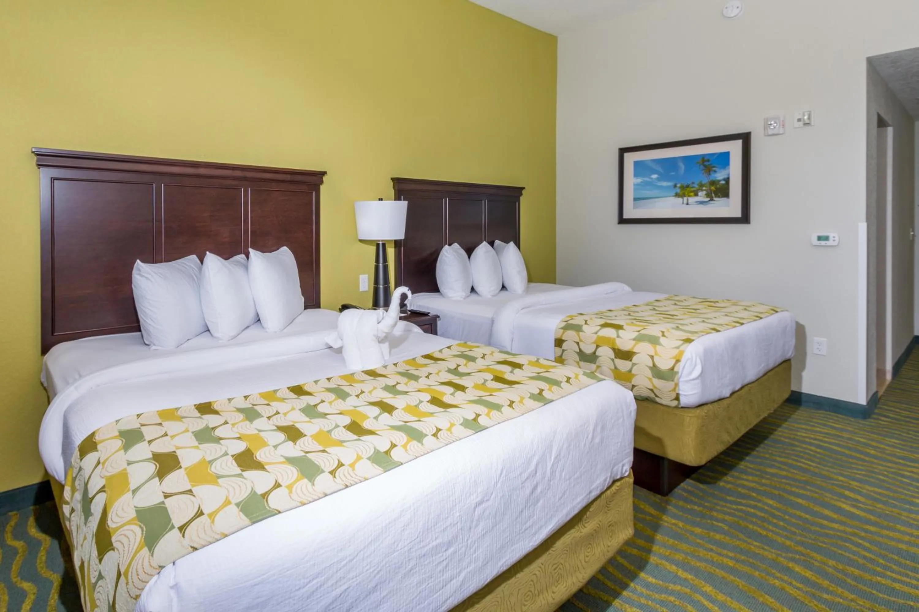 Bed in Edge Hotel Clearwater Beach