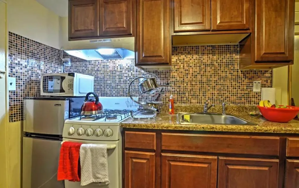 Kitchen or kitchenette in Two Bedroom Apartment - North East Bronx