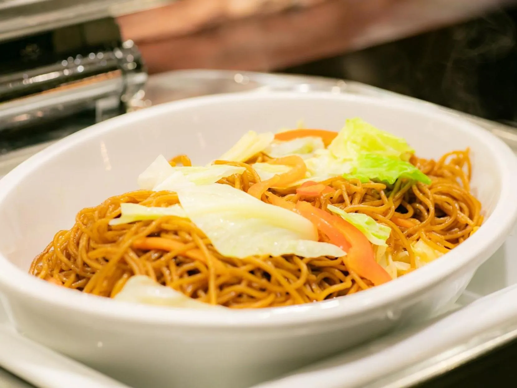 Buffet breakfast in Goi Grand Hotel