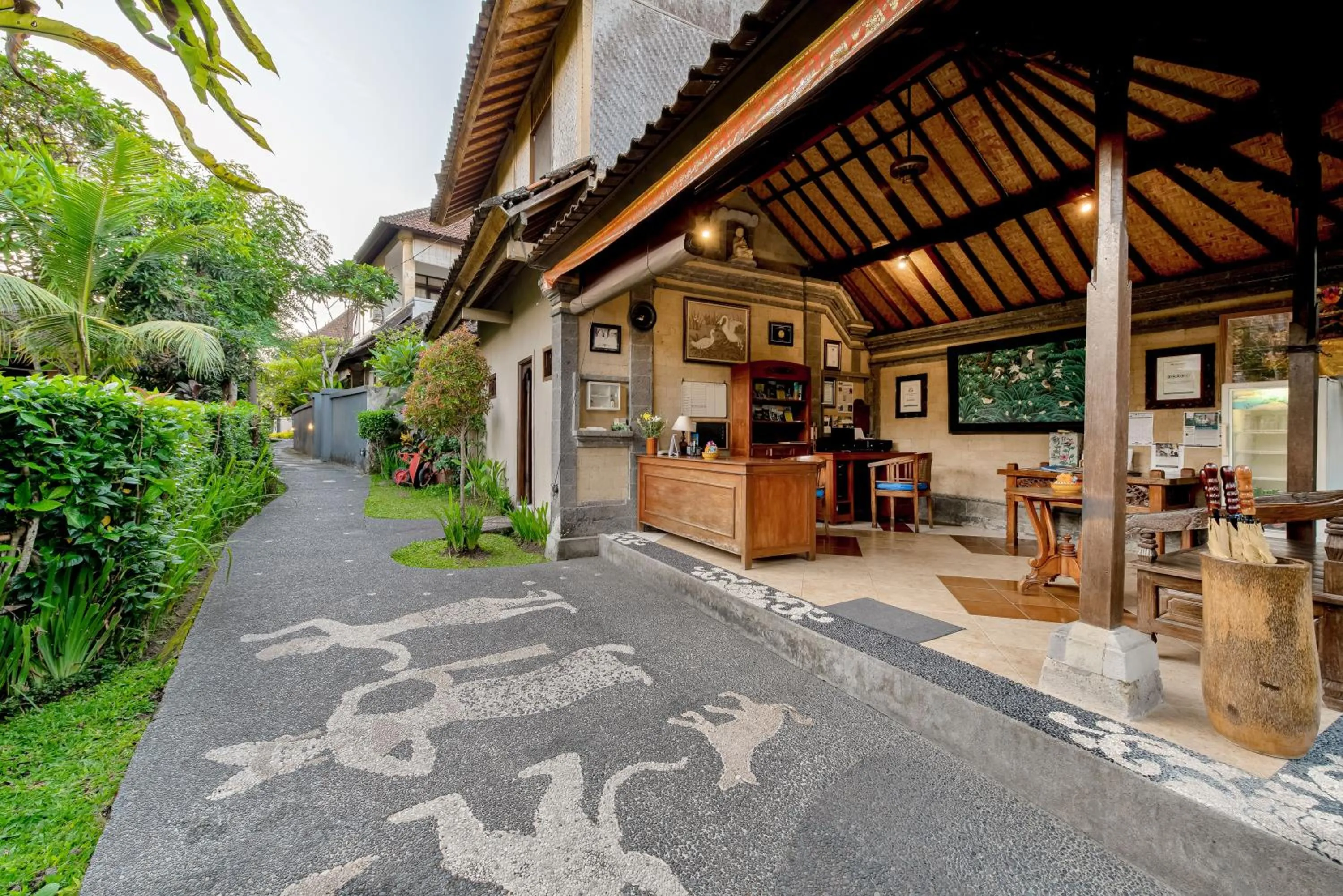 Lobby or reception in Kebun Indah Ubud