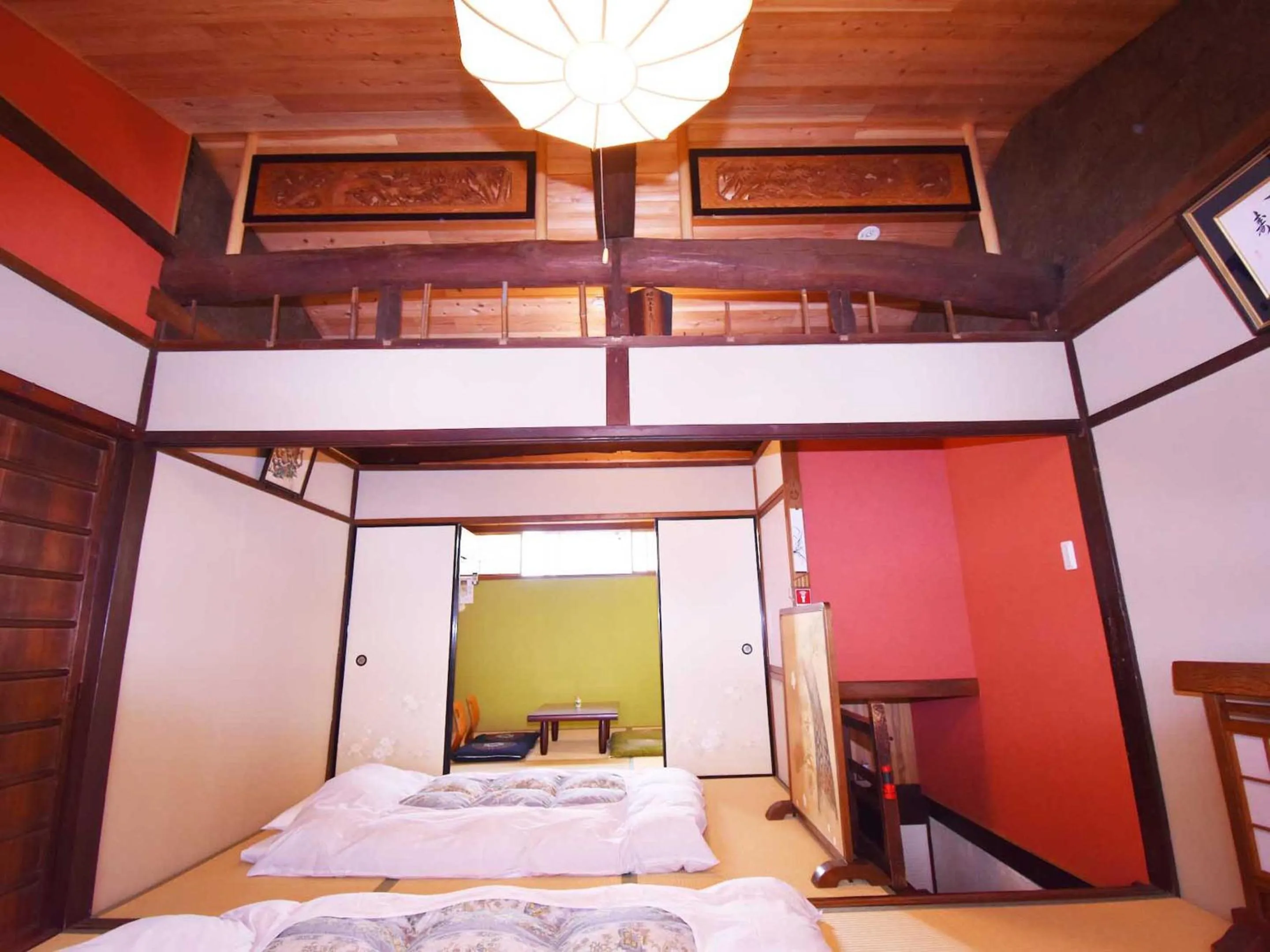 Photo of the whole room, Bed in K-style kinkakuji