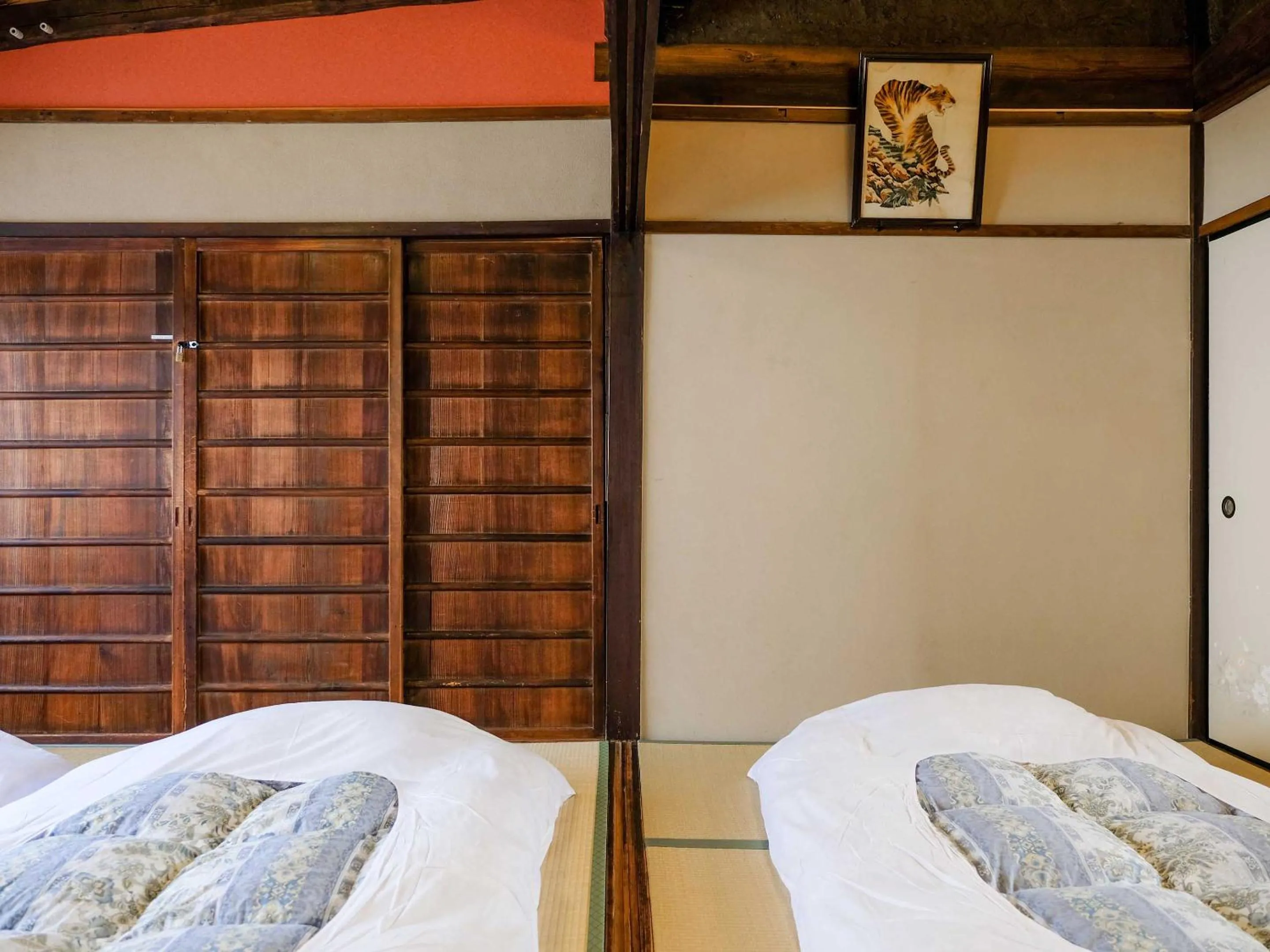 Photo of the whole room, Bed in K-style kinkakuji