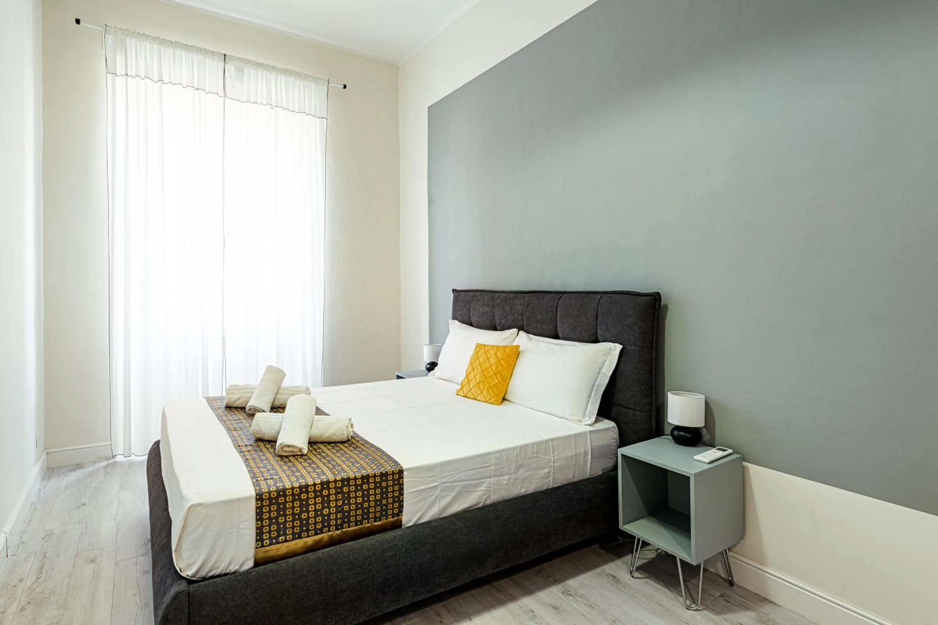 Bedroom, Bed in Rome Aparts